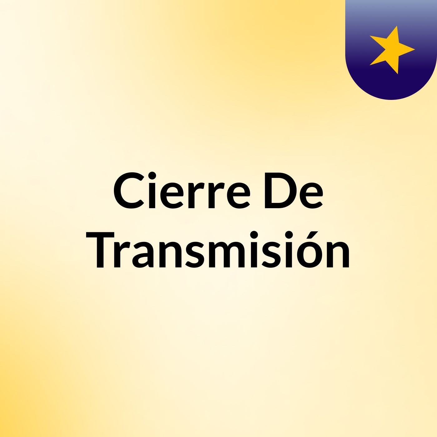 Cierre De Transmisión