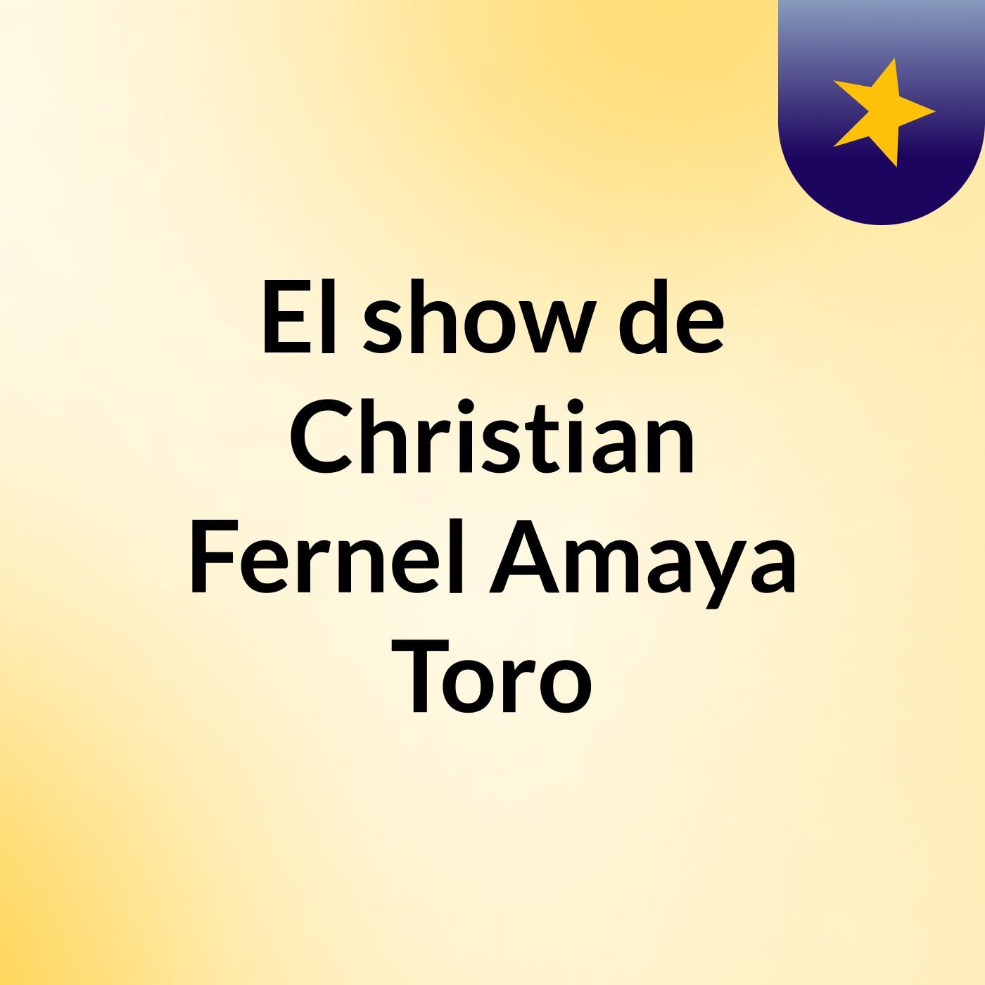 El show de Christian Fernel Amaya Toro
