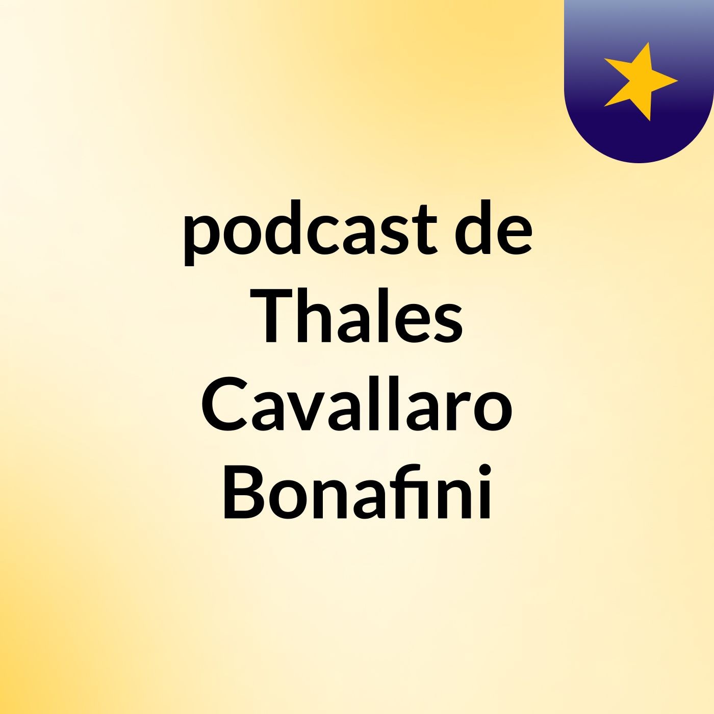podcast de Thales Cavallaro Bonafini podcast artwork