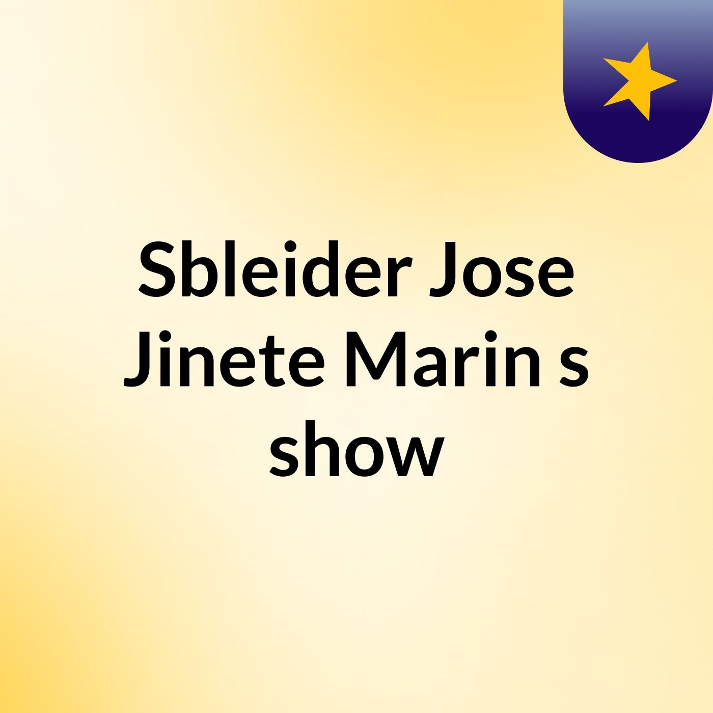 Sbleider Jose Jinete Marin's show