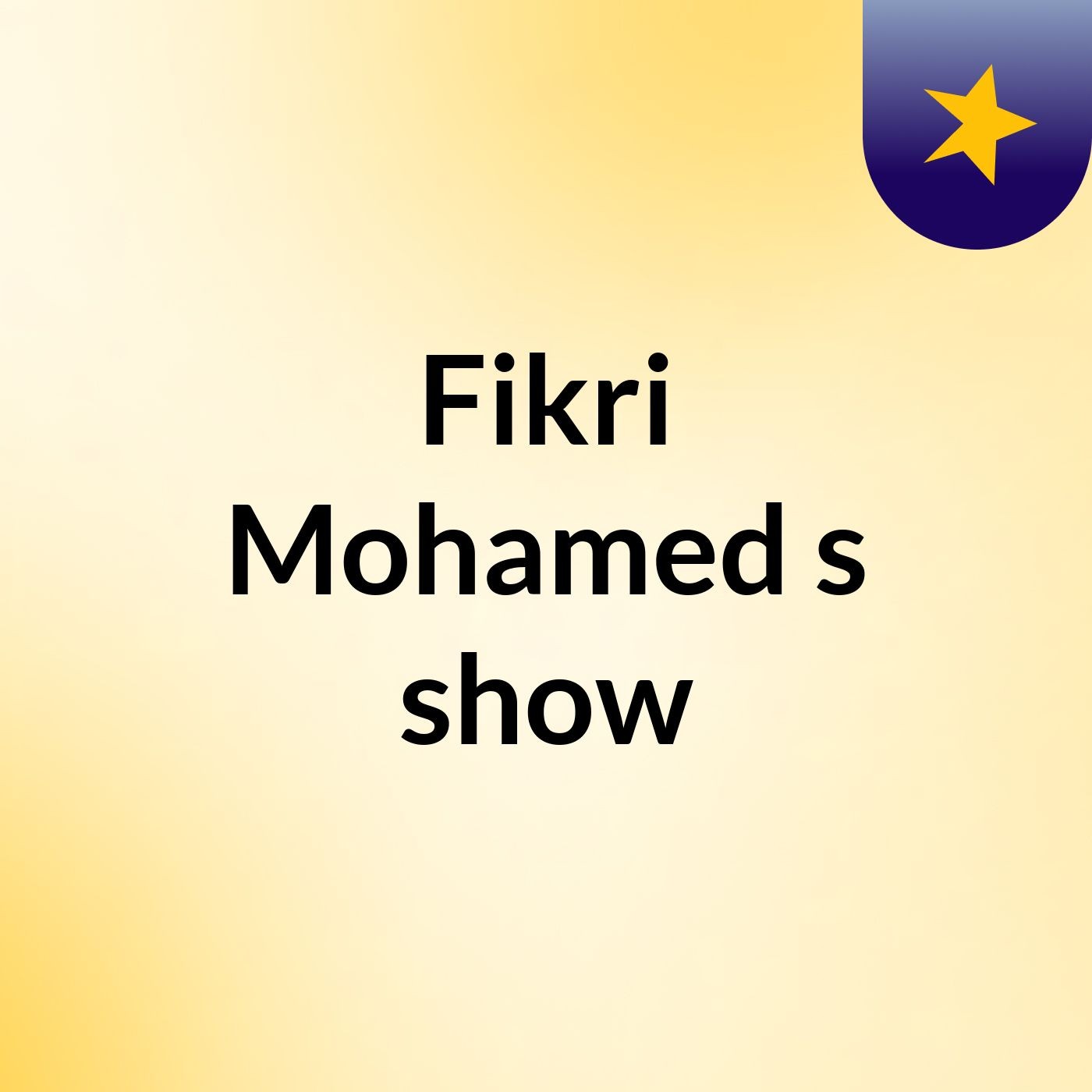 Fikri Mohamed's show