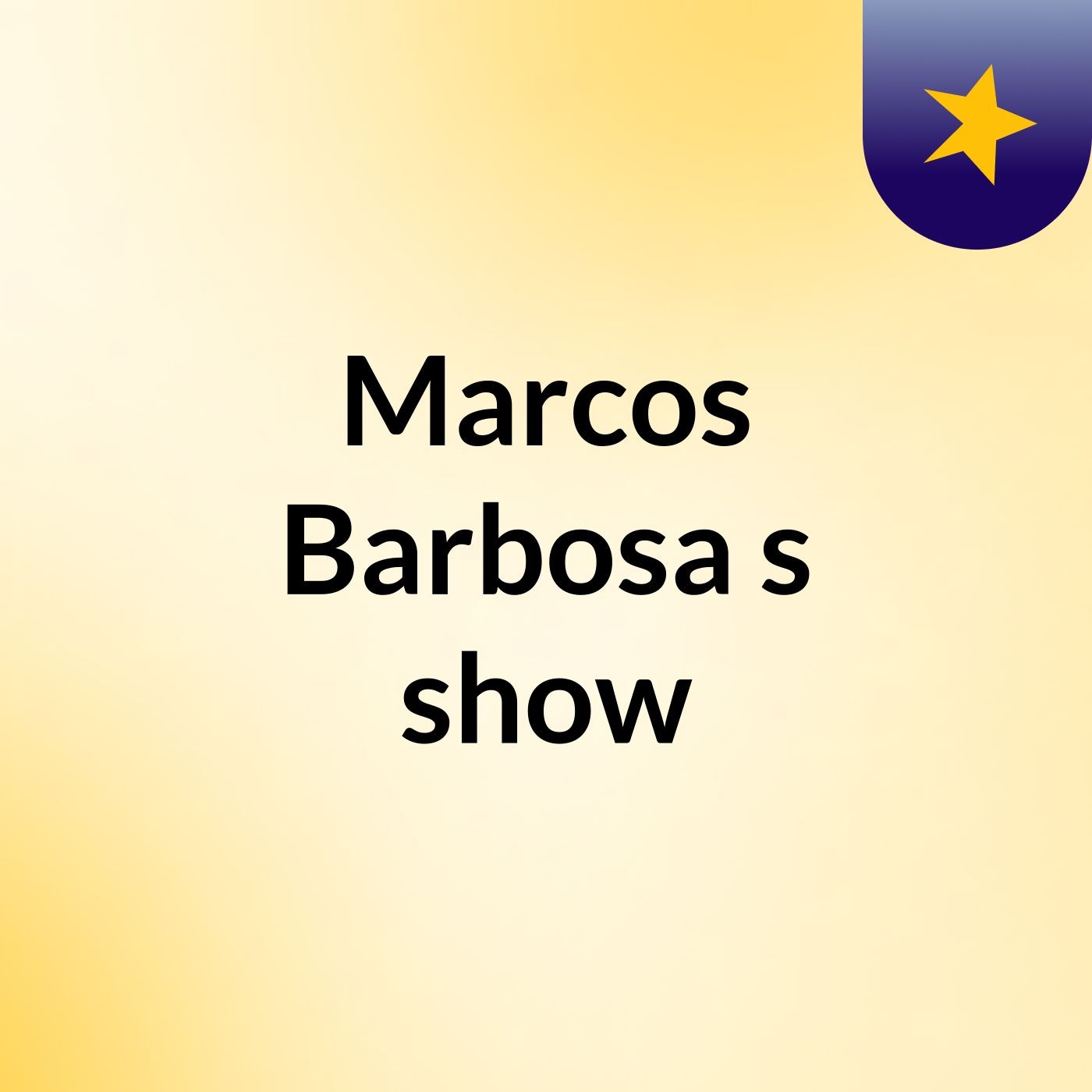 Marcos Barbosa's show