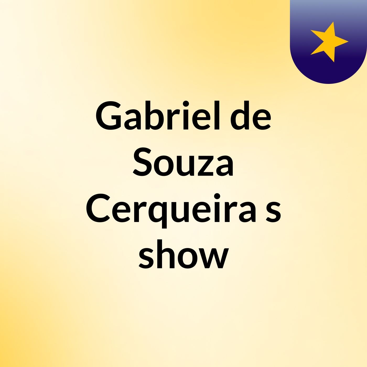 Gabriel de Souza Cerqueira's show