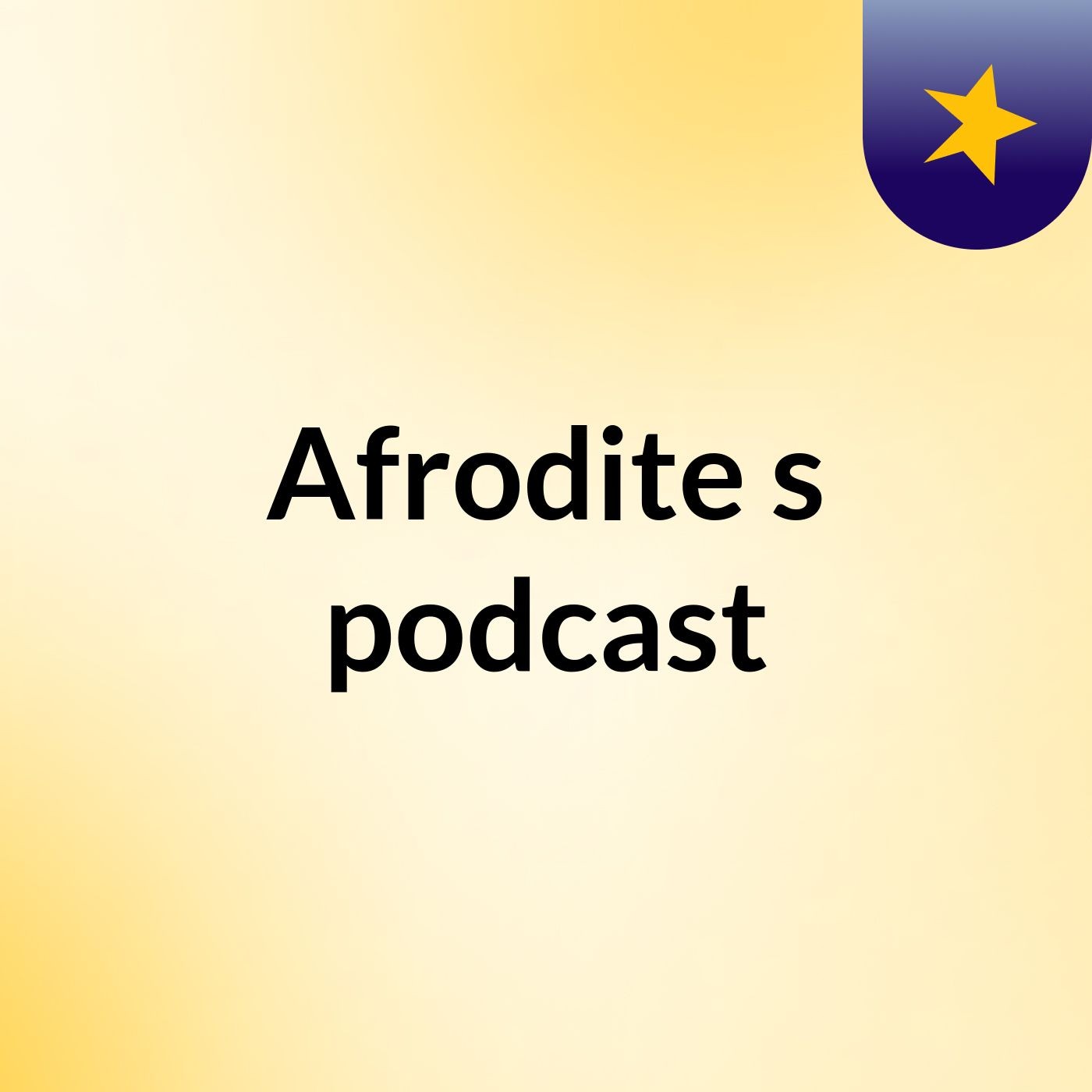 Afrodite's podcast cover art