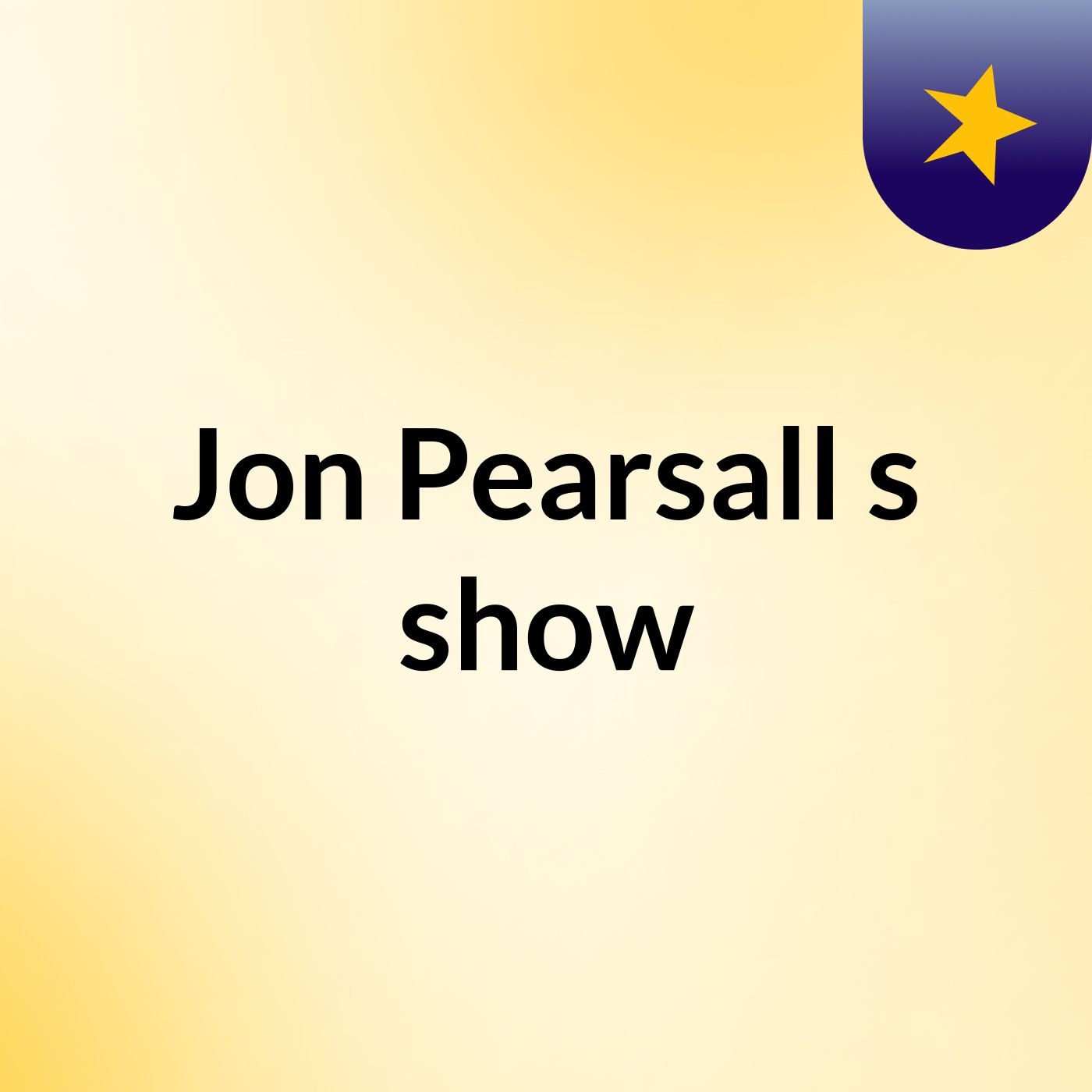 Jon Pearsall's show cover art