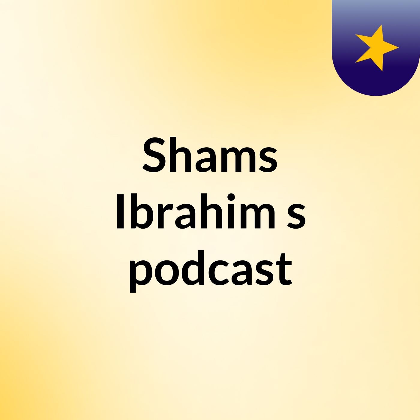 Shams Ibrahim's podcast