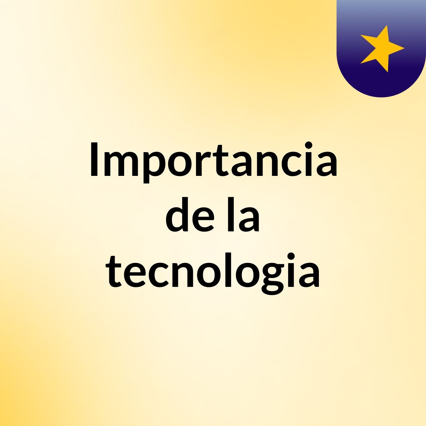 Importancia de la tecnologia podcast artwork