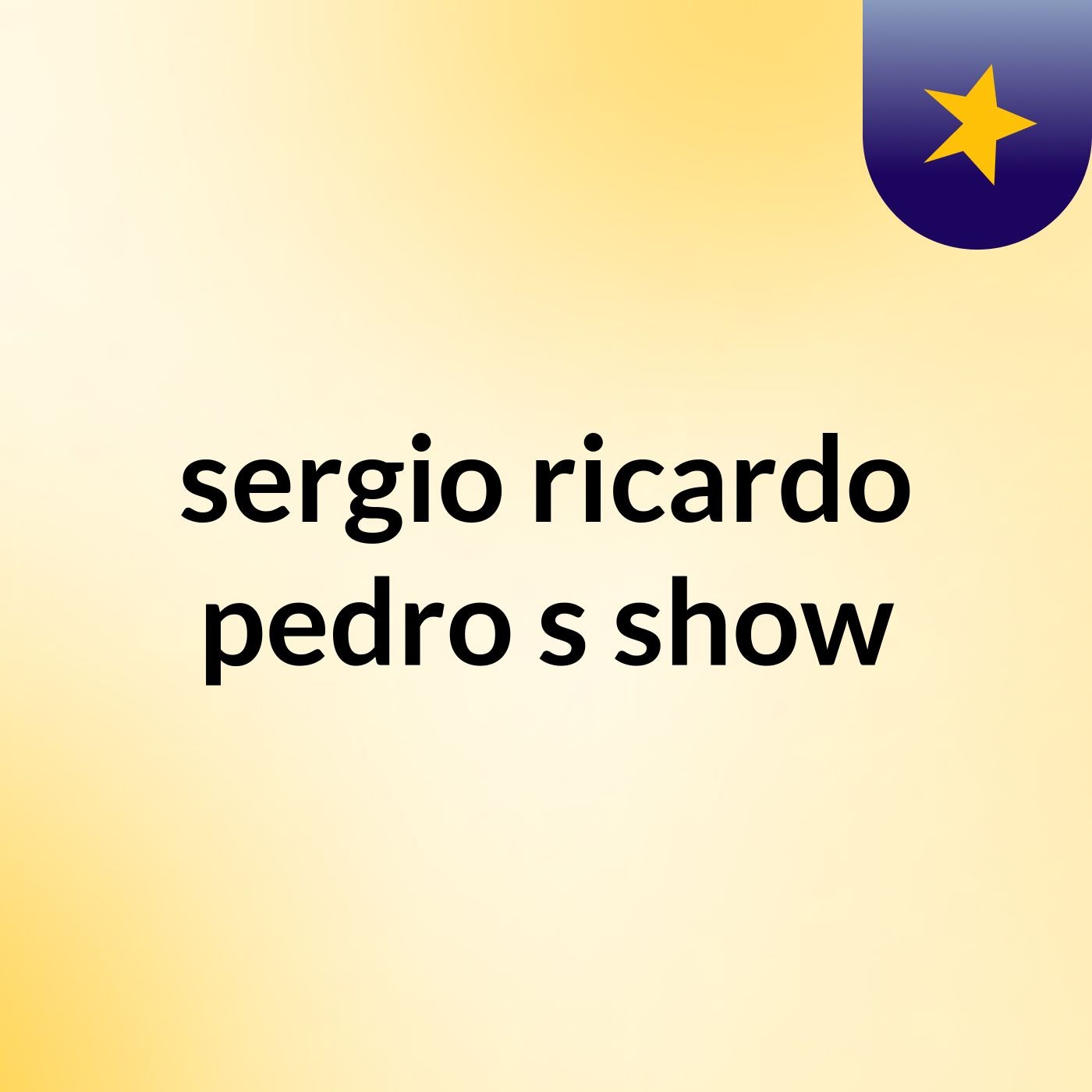 sergio ricardo pedro's show