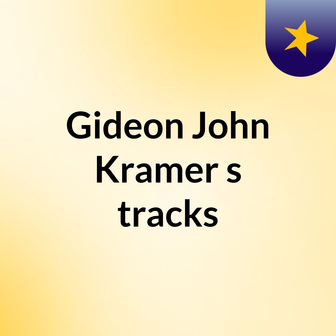 Gideon John Kramer's tracks
