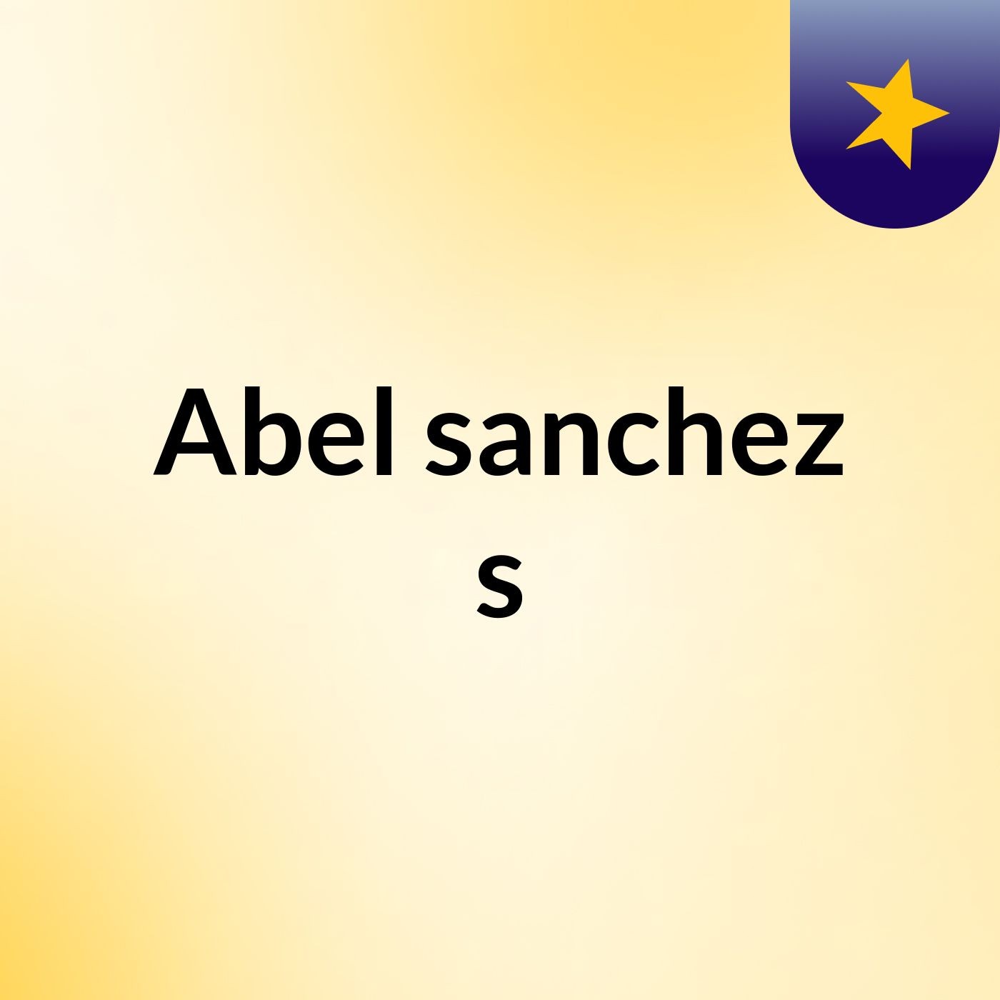 Abel sanchez's