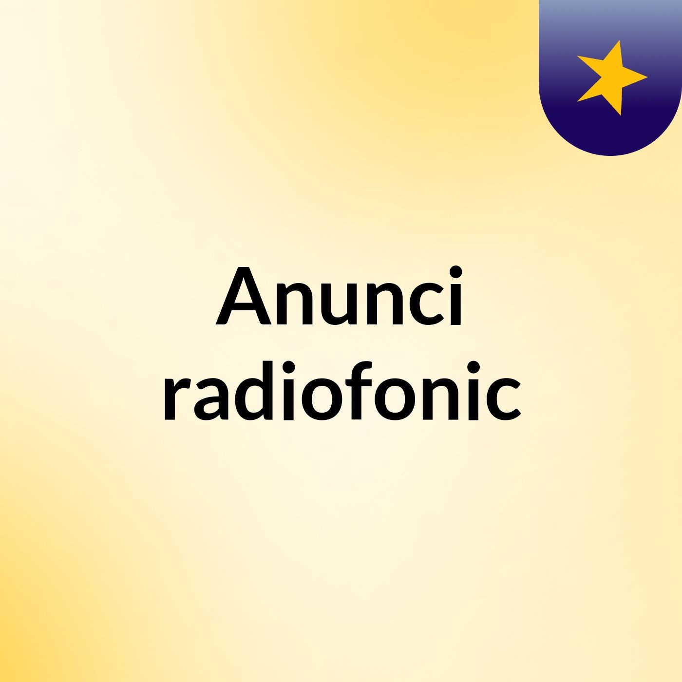 Anunci radiofonic
