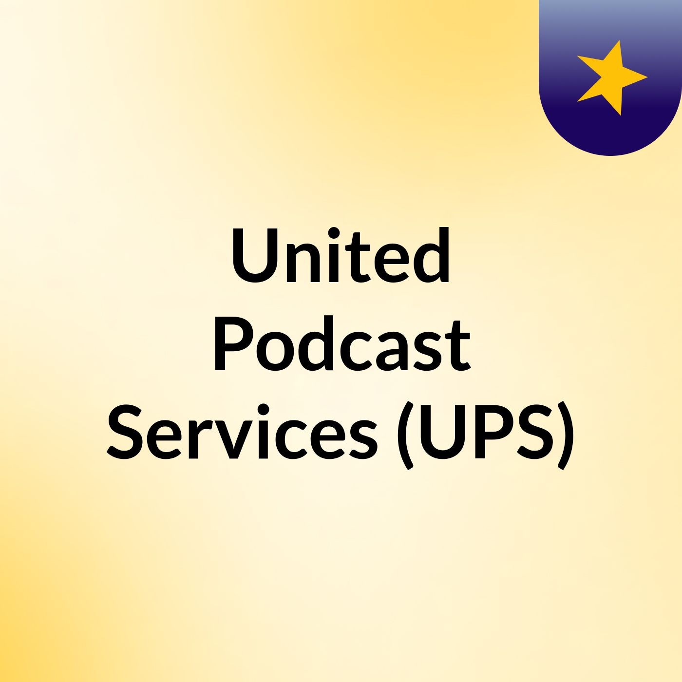 United Podcast Services (UPS) podcast artwork