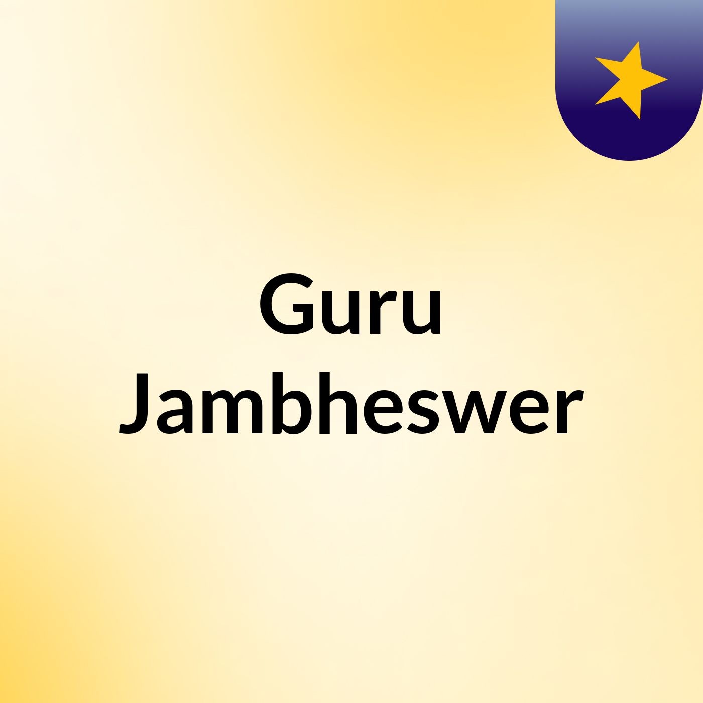 Guru Jambheswer