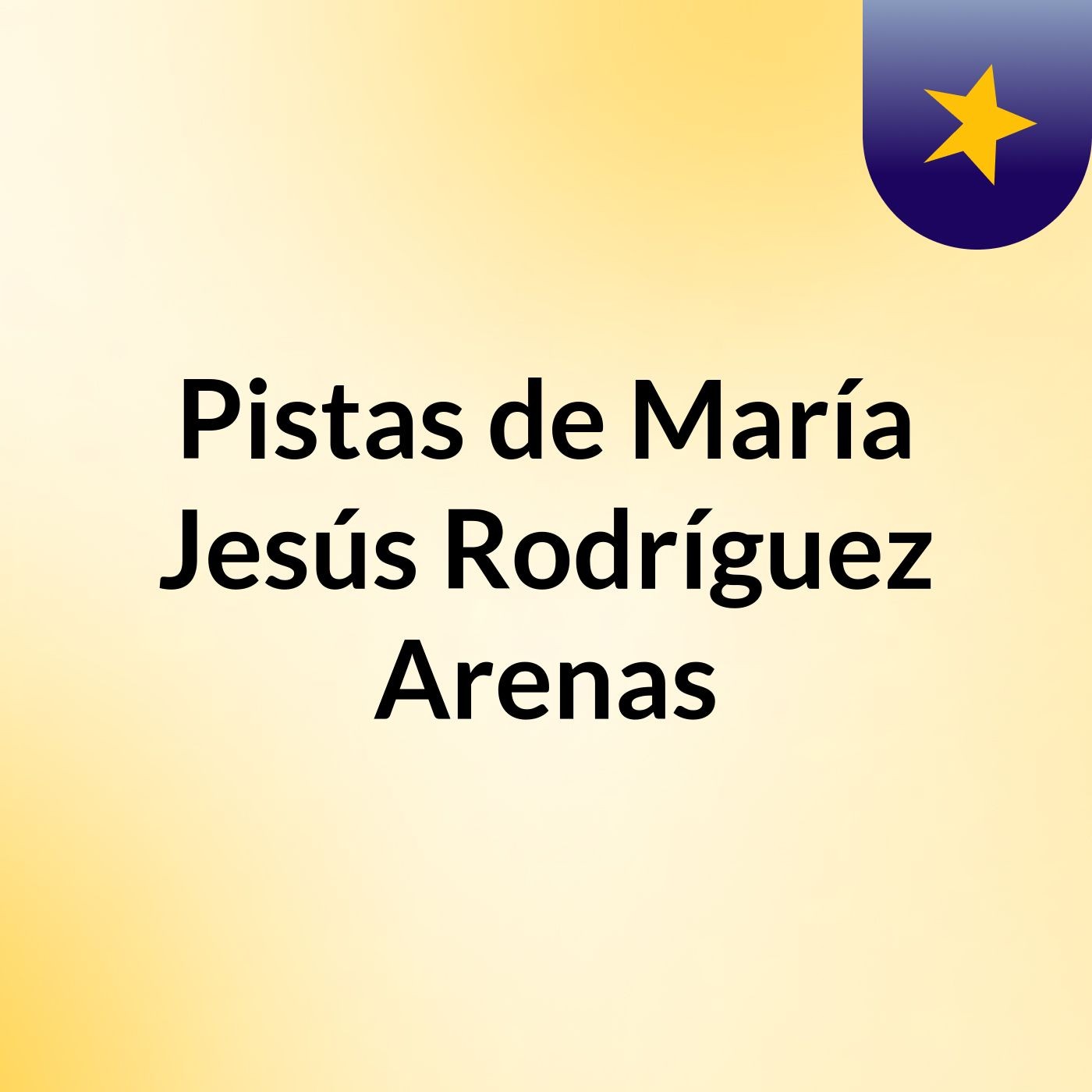 Pistas de María Jesús Rodríguez Arenas