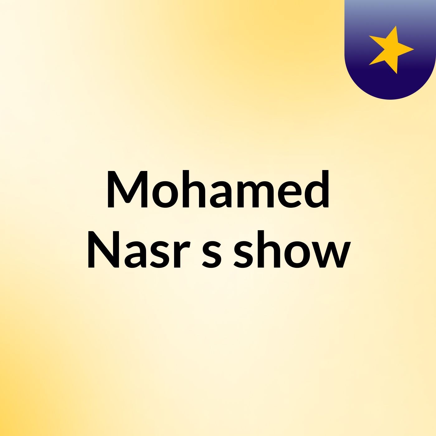 Mohamed Nasr's show