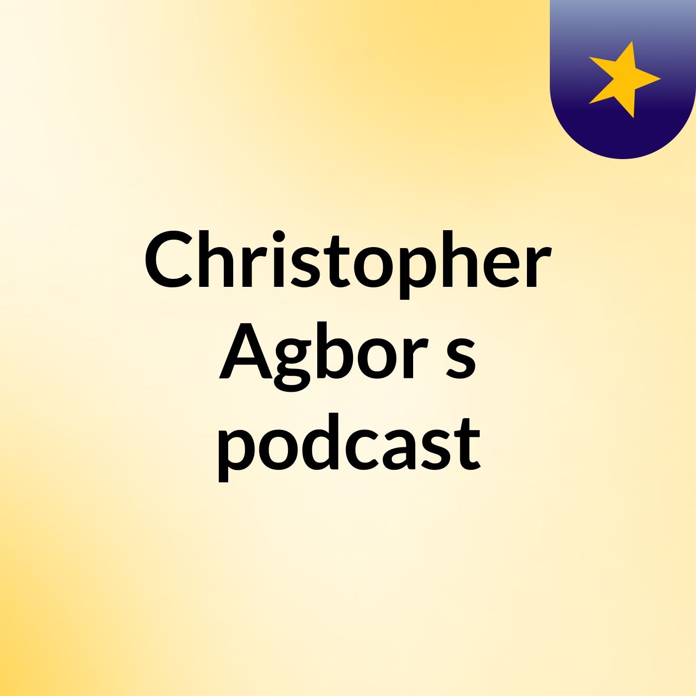 Christopher Agbor's podcast