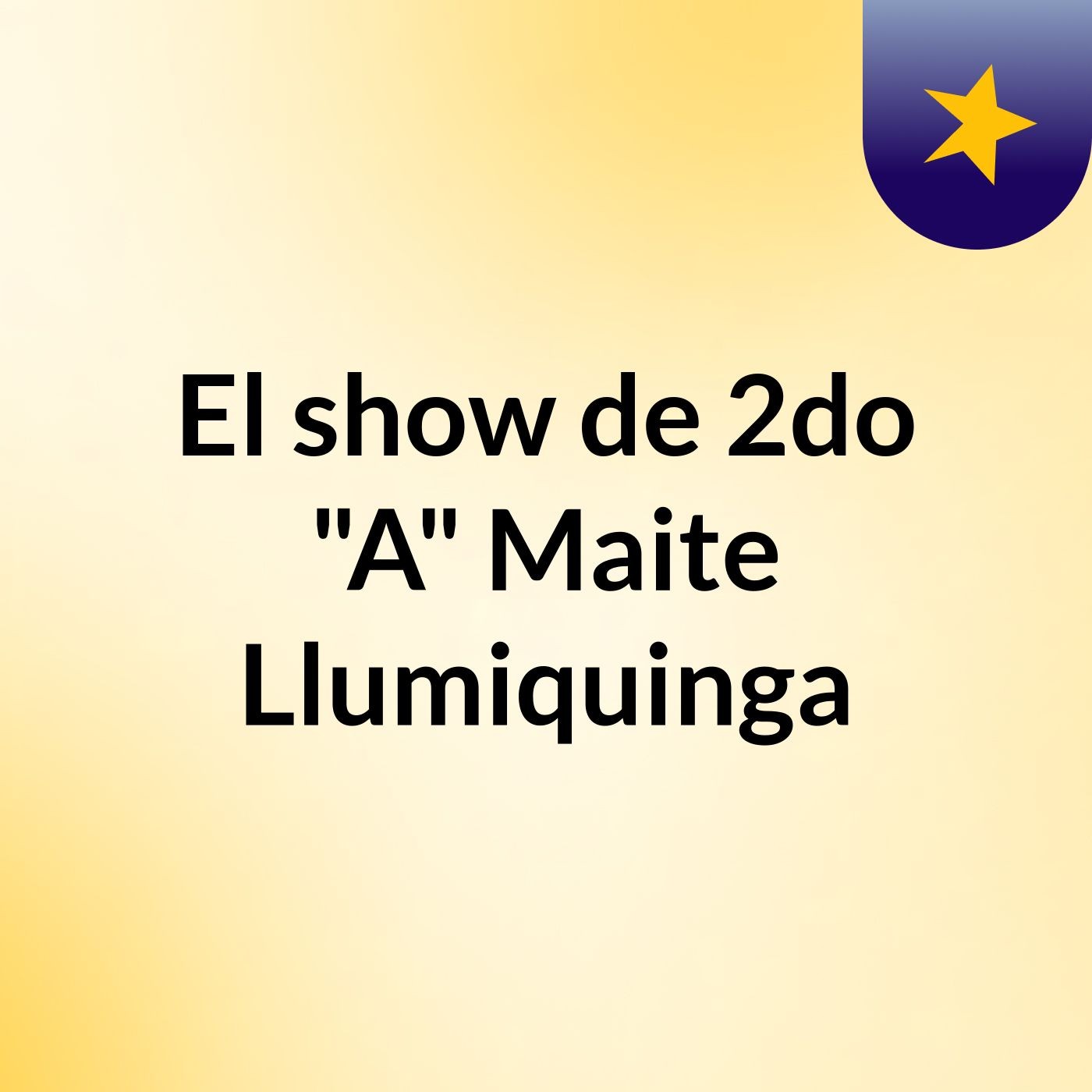 El show de 2do "A" Maite Llumiquinga