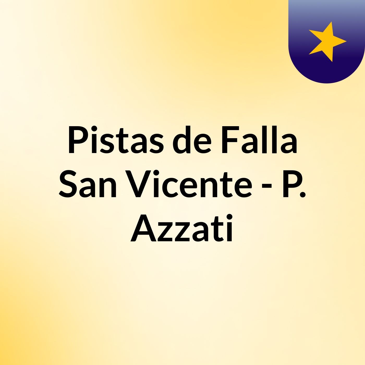 Pistas de Falla San Vicente - P. Azzati
