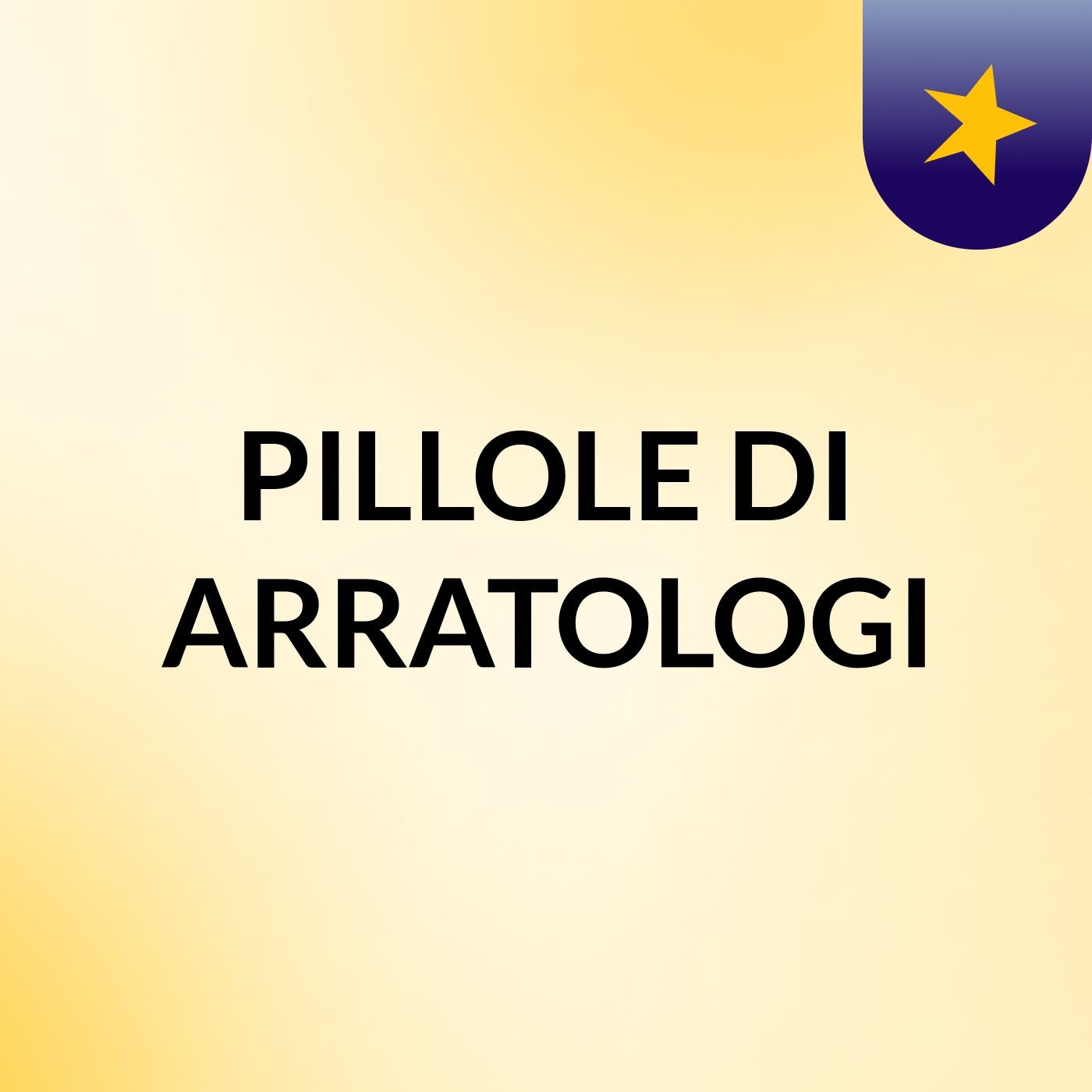 PILLOLE DI NARRATOLOGIA