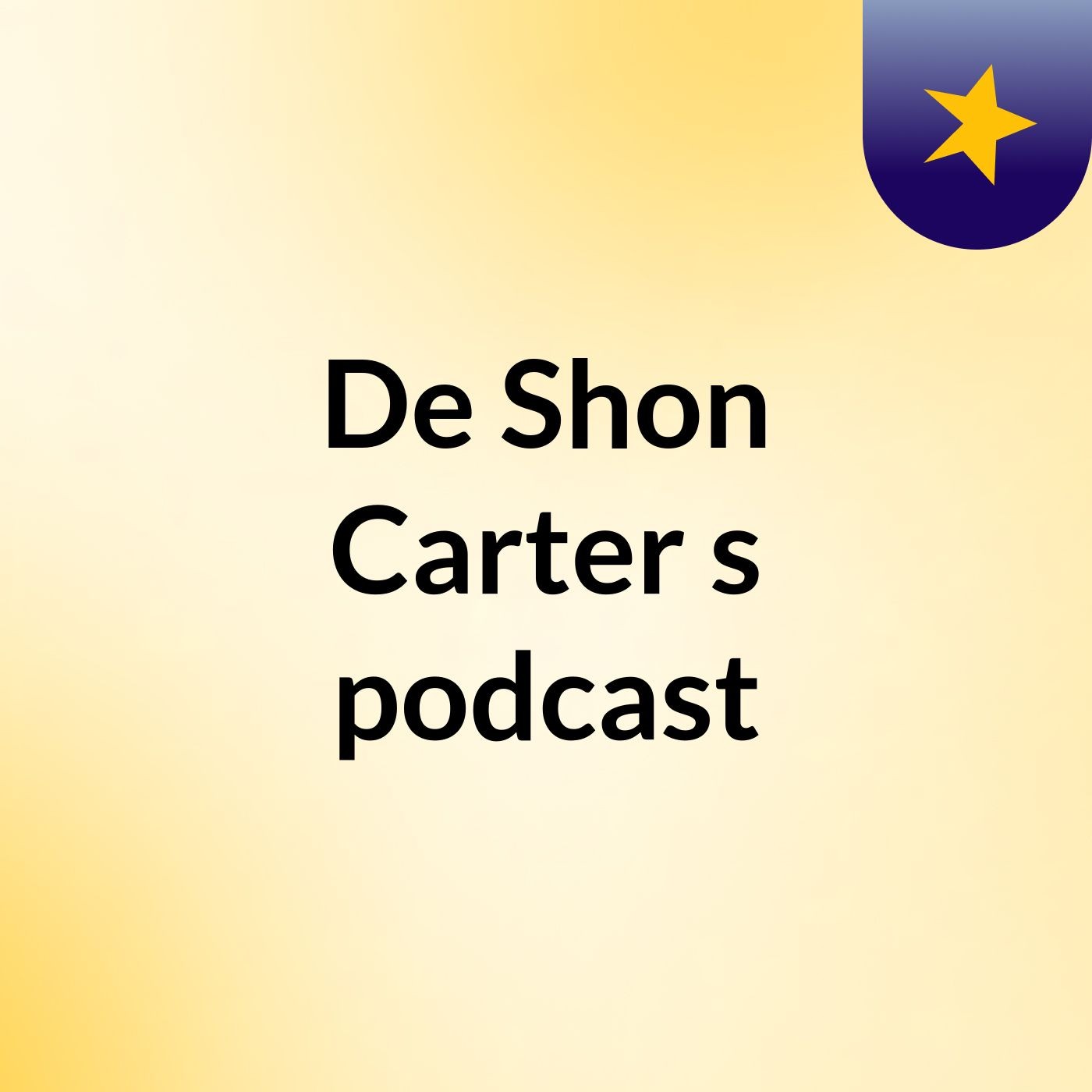 De'Shon Carter's podcast
