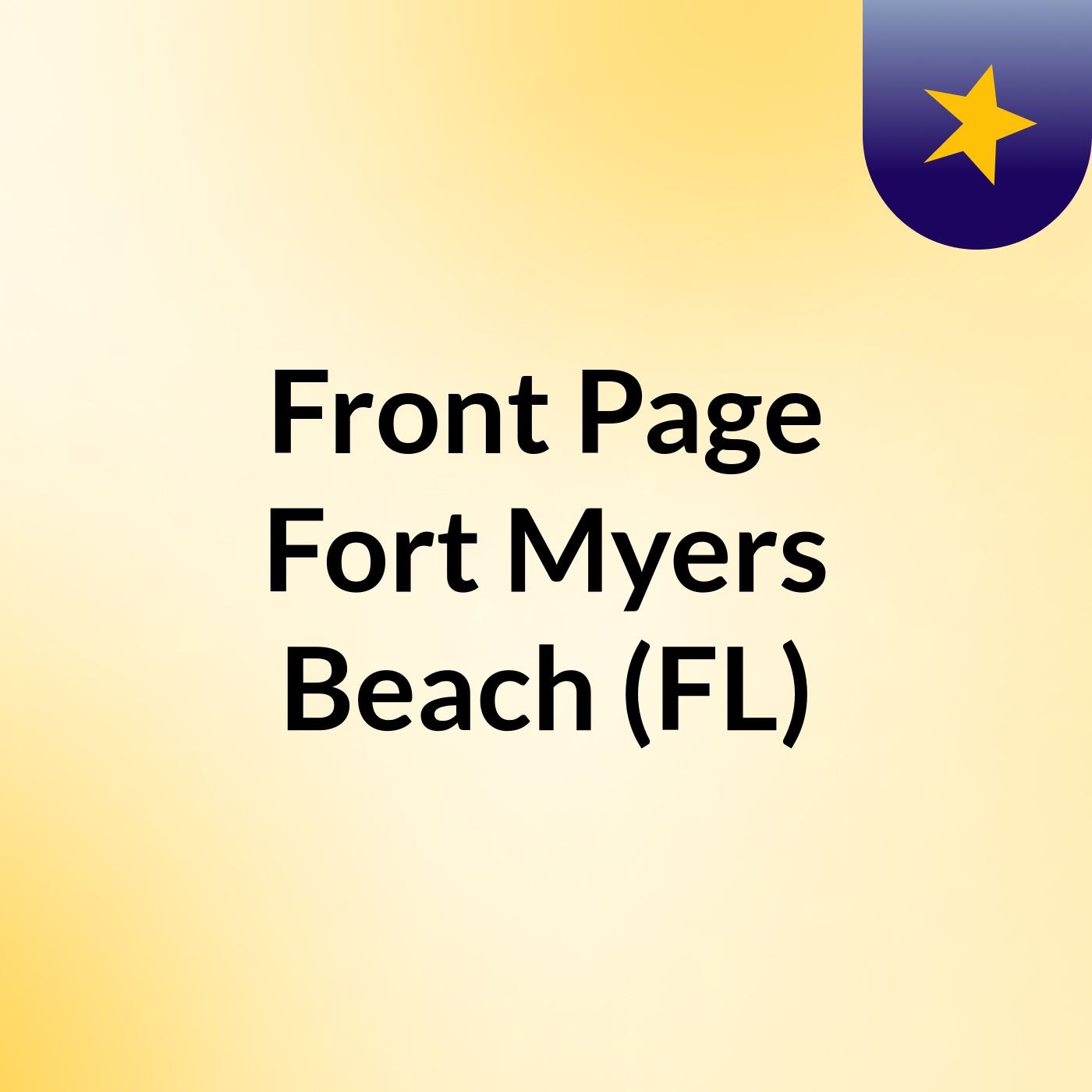 Front Page Fort Myers Beach (FL):FP Network