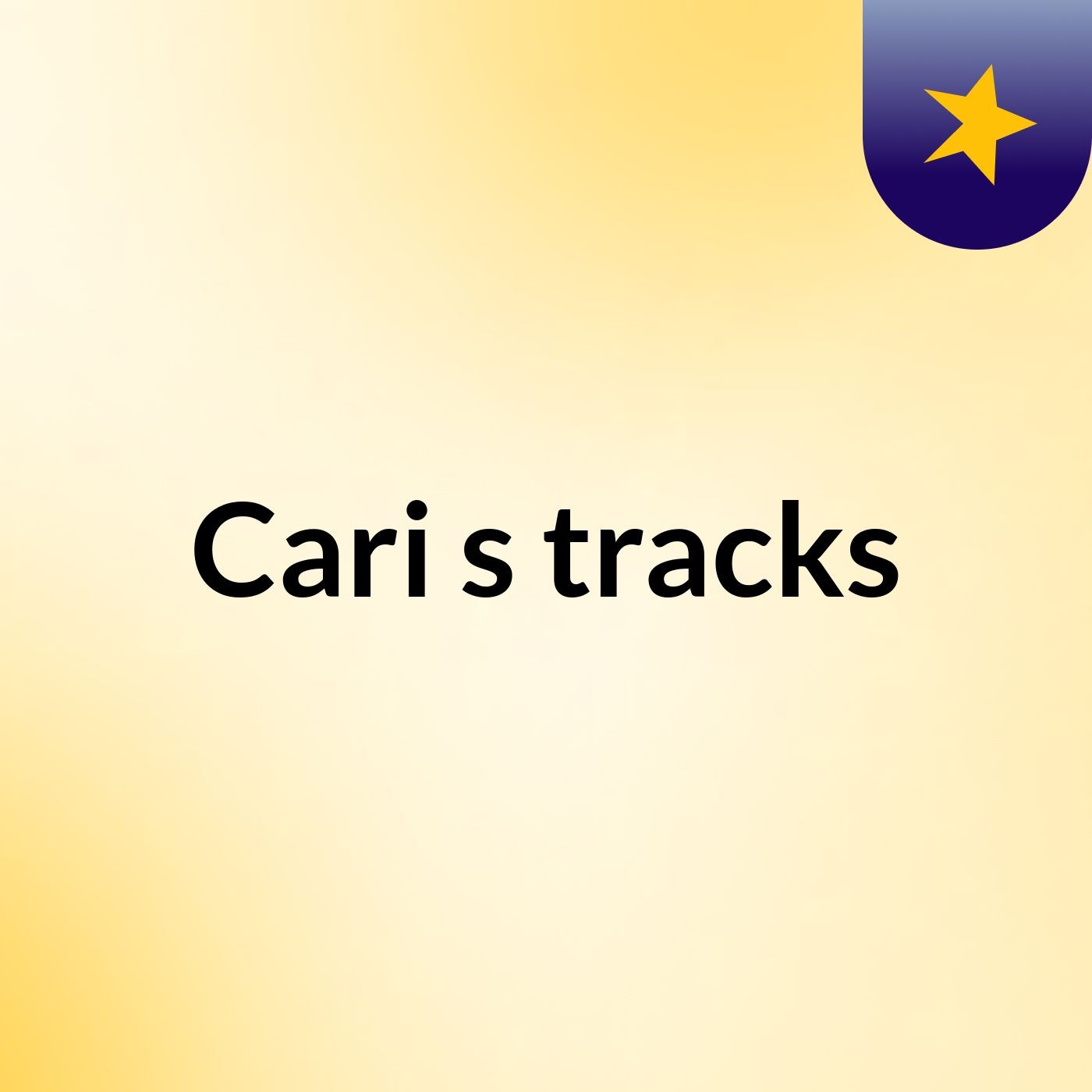 Cari's tracks