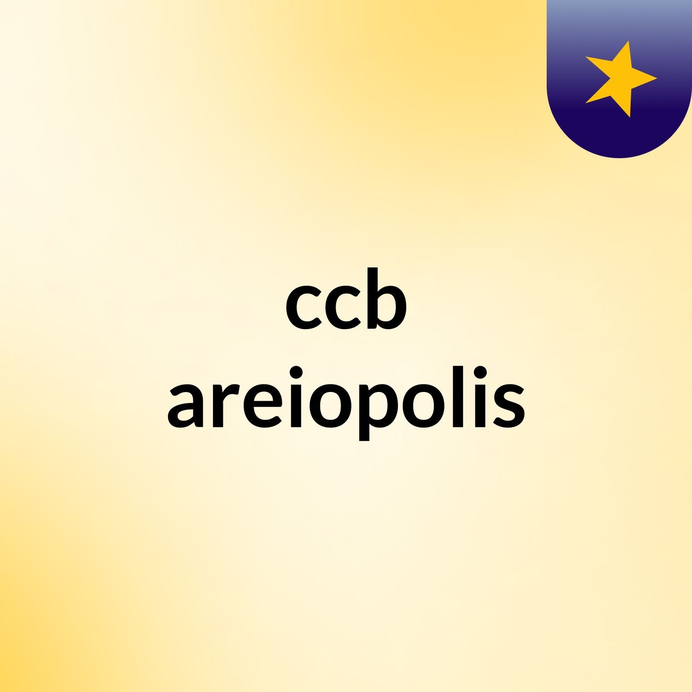 ccb areiopolis