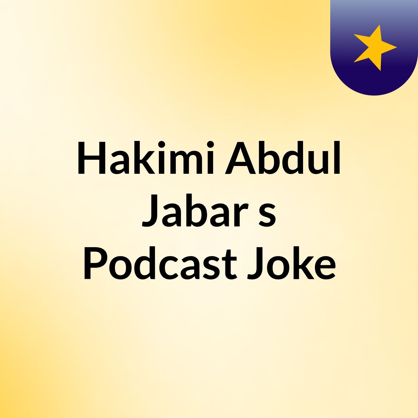 Hakimi Abdul Jabar\'s Podcast Joke