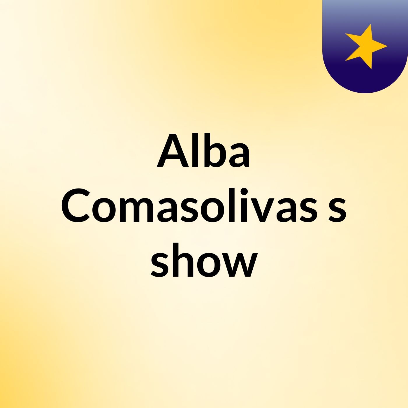 Alba Comasolivas's show