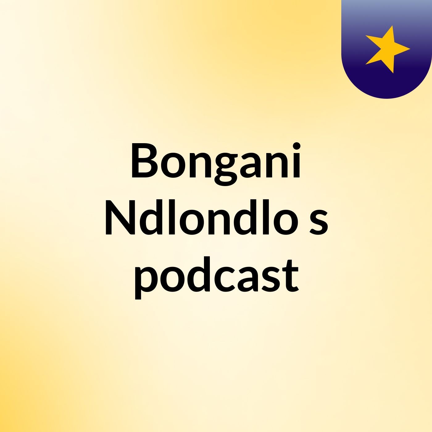 Bongani Ndlondlo's podcast podcast artwork