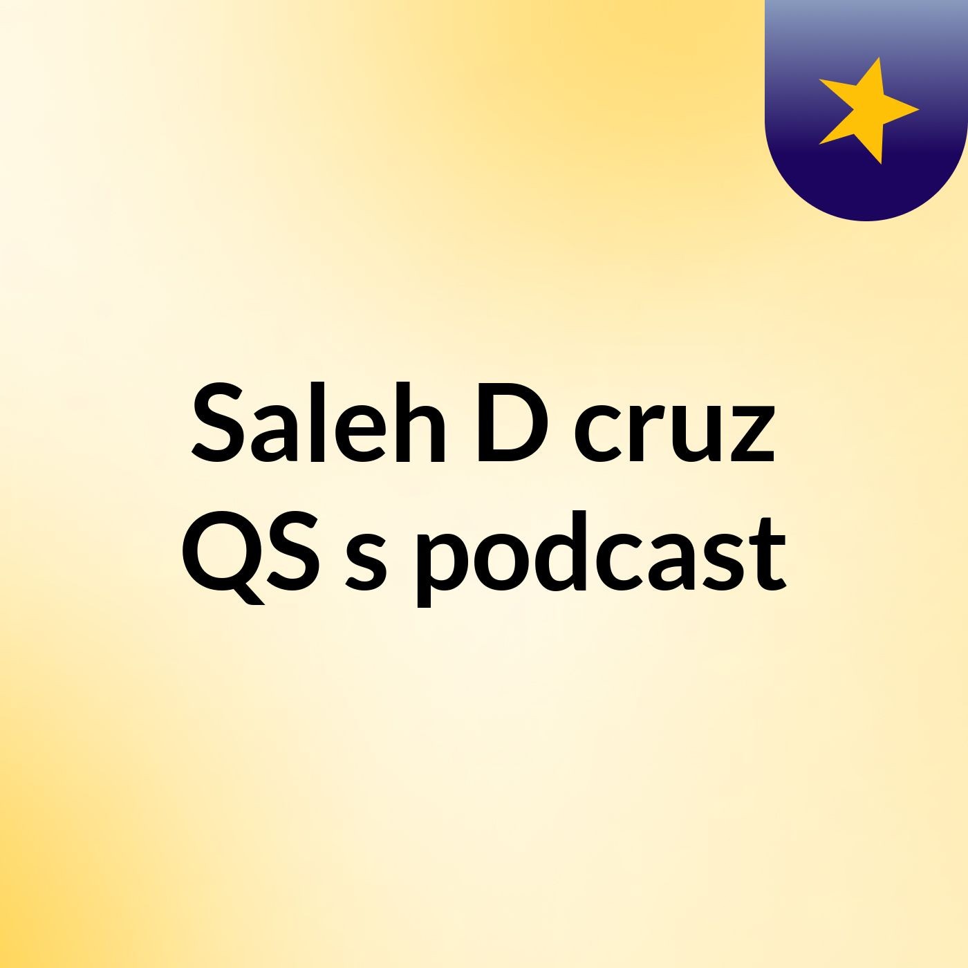 Saleh D'cruz QS's podcast