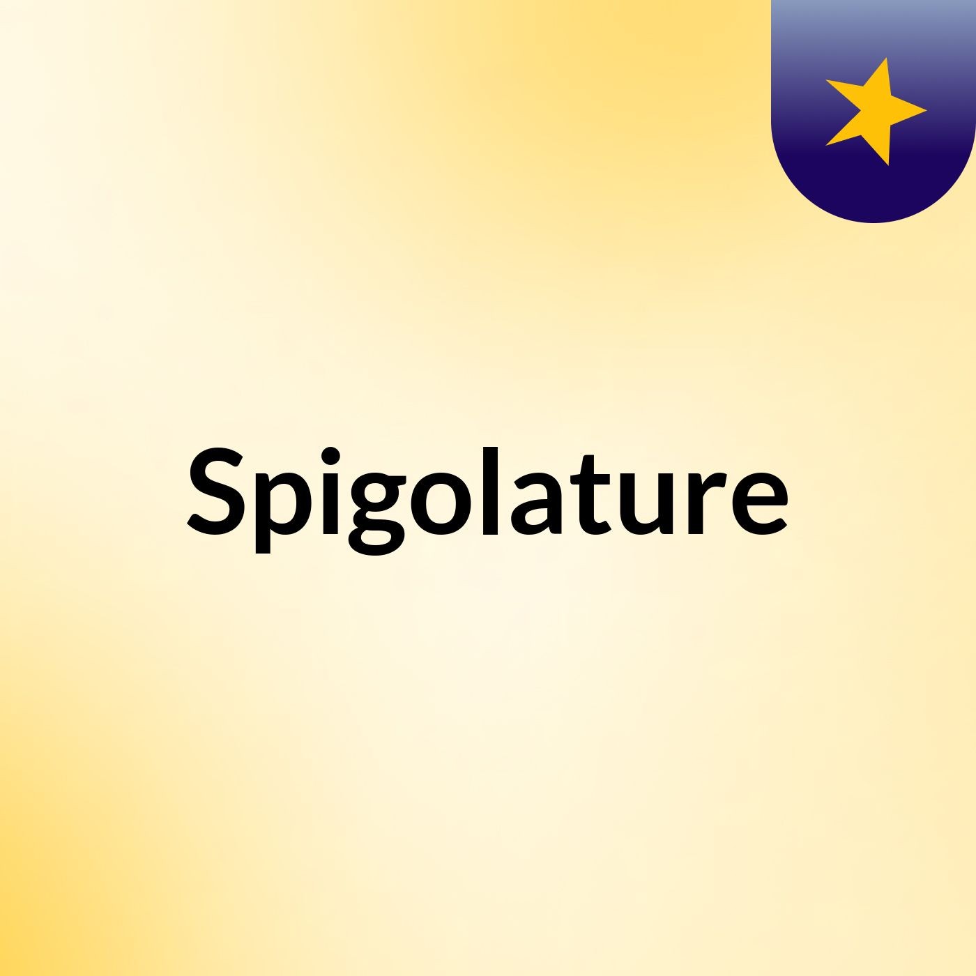 Spigolature