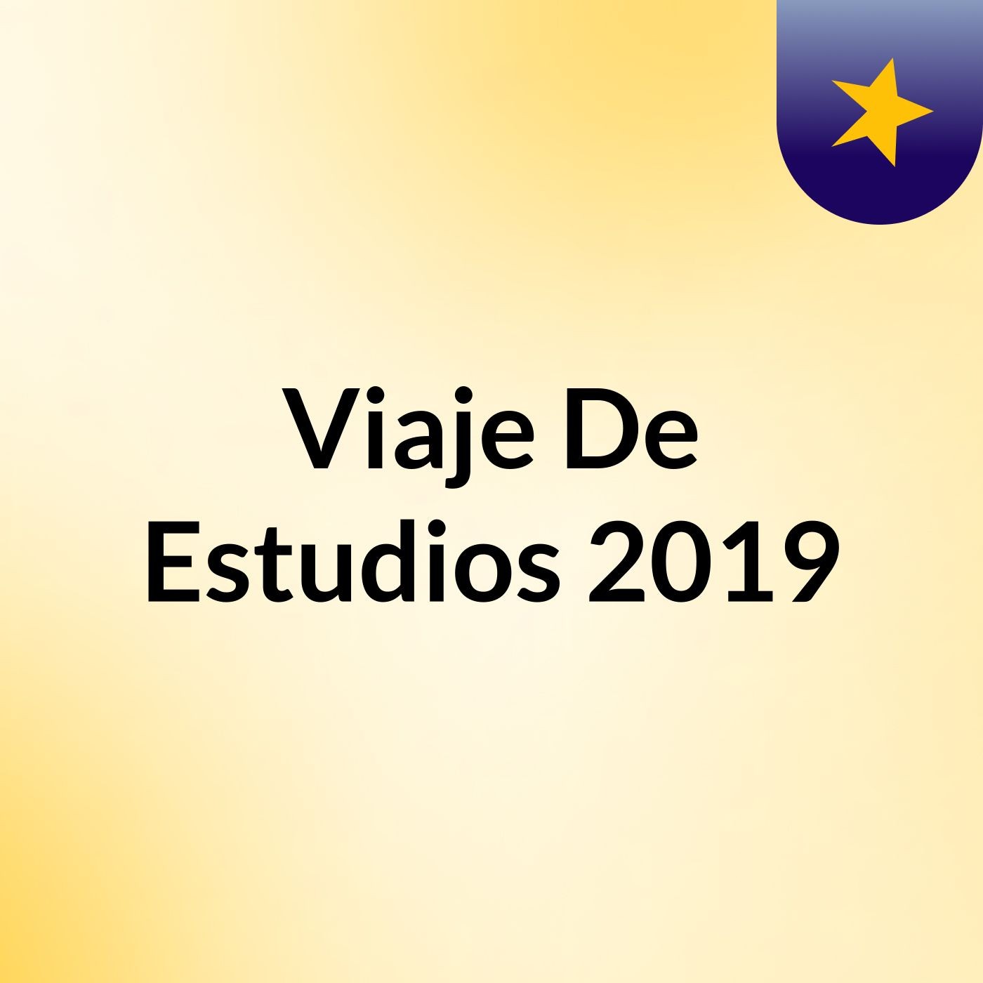Viaje De Estudios 2019