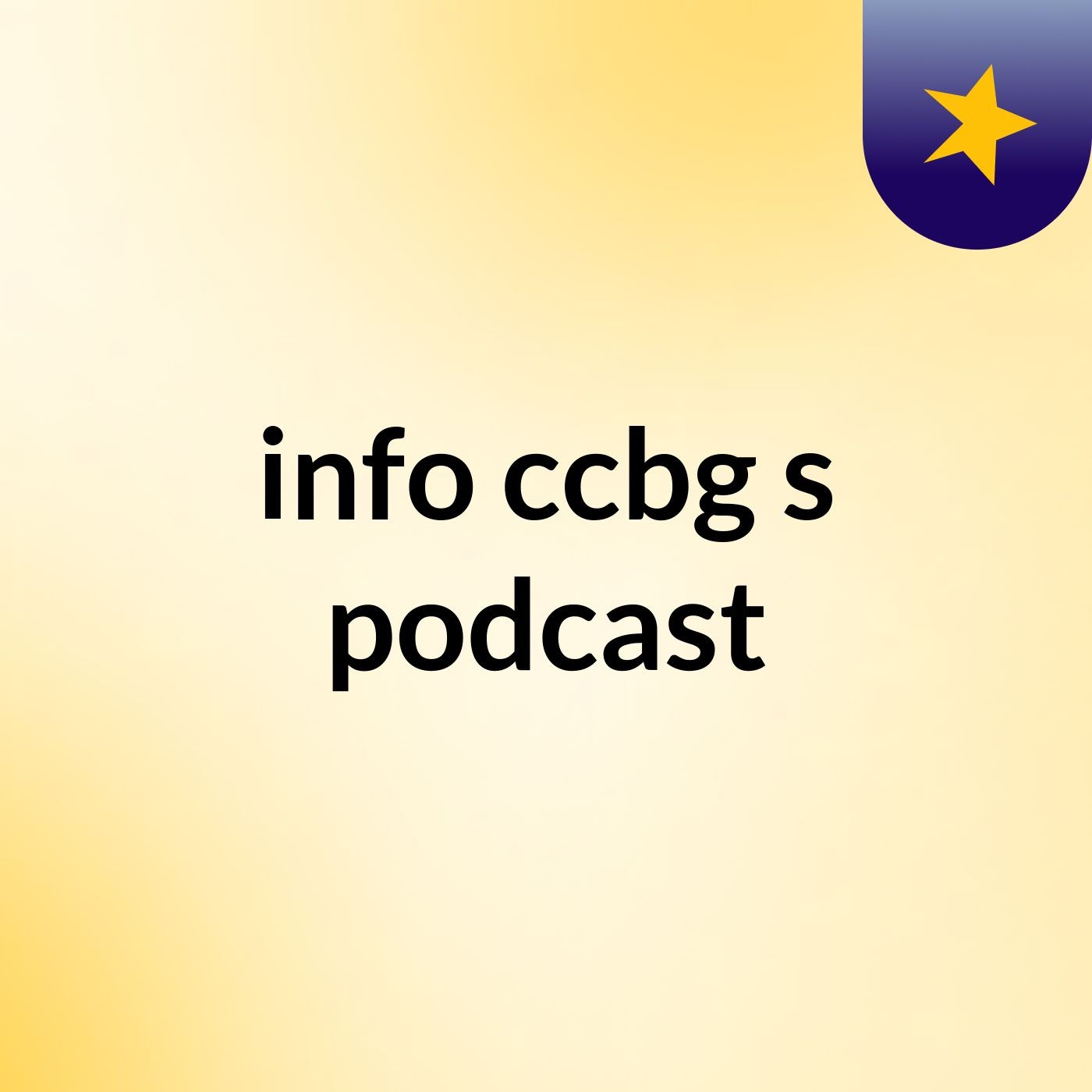 info ccbg's podcast