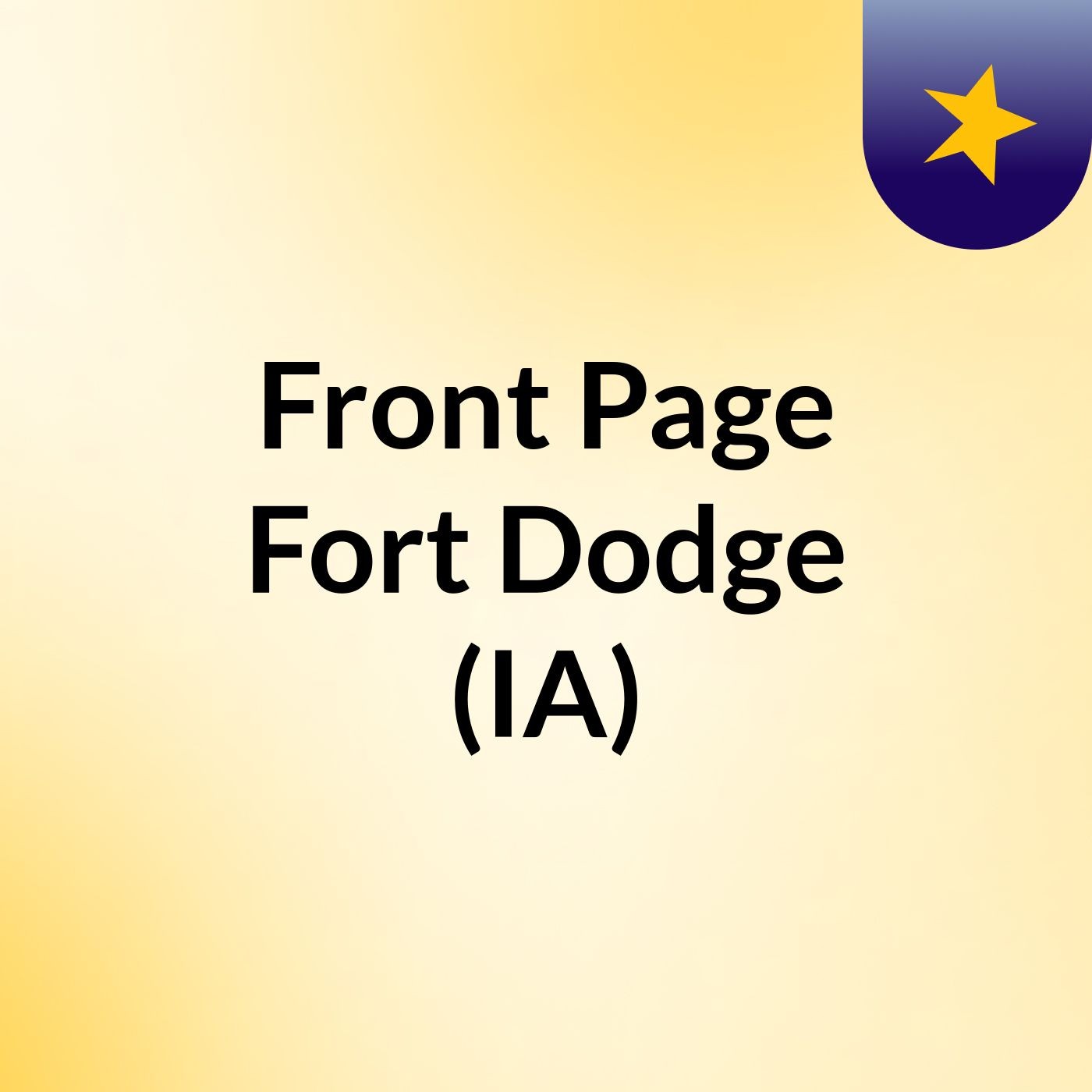 Front Page Fort Dodge (IA) Front Page Fort Dodge (IA)