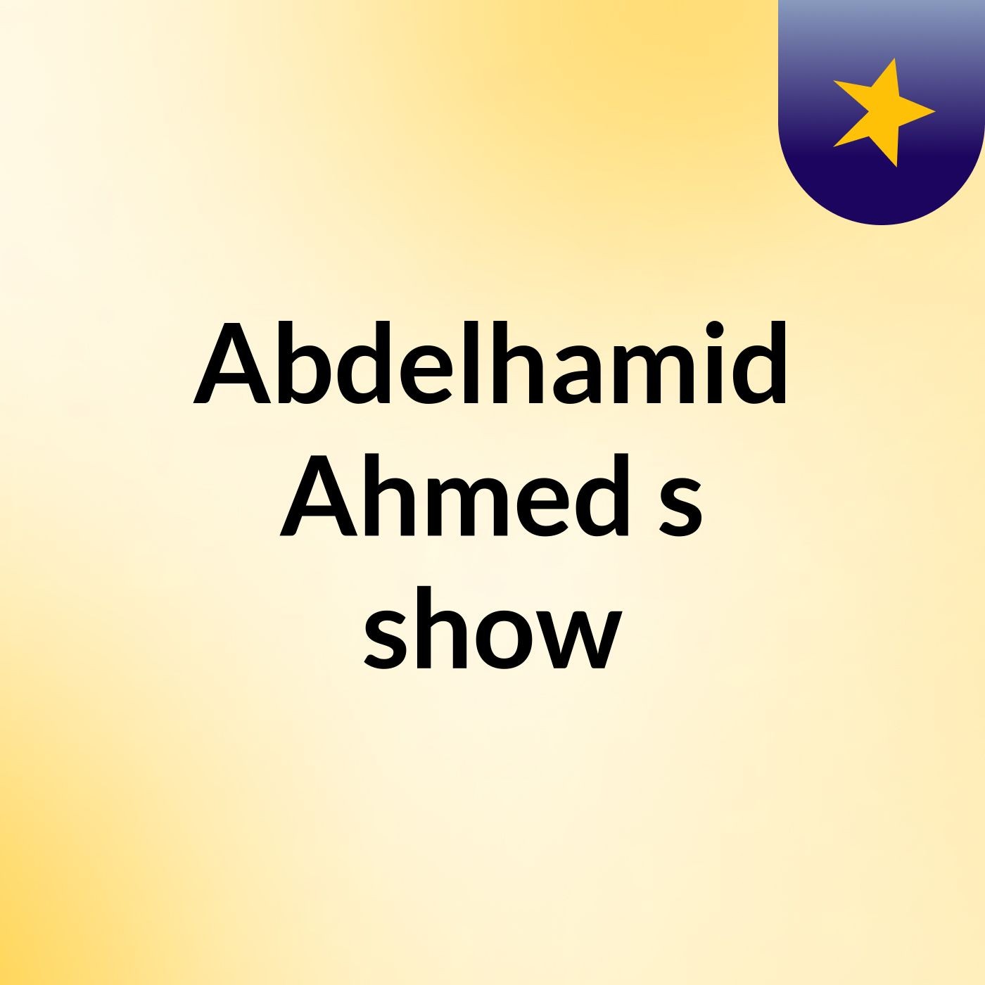 Abdelhamid Ahmed's show