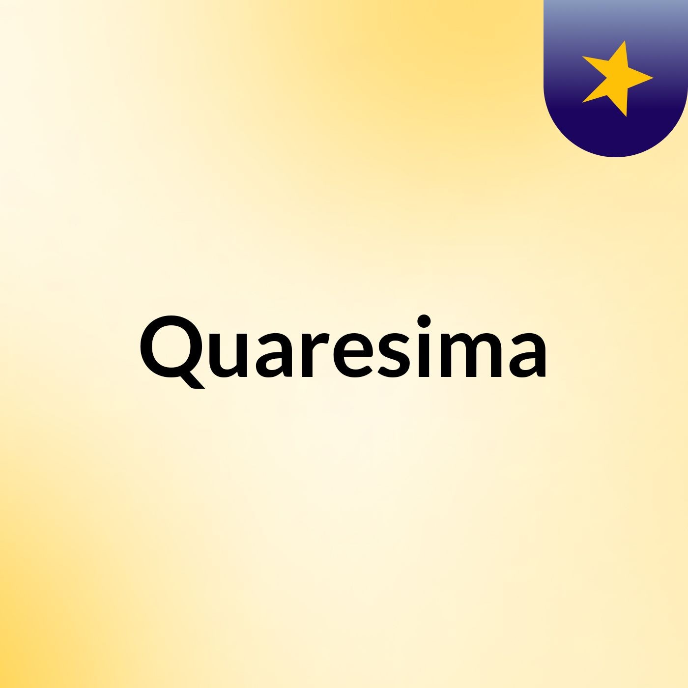Quaresima