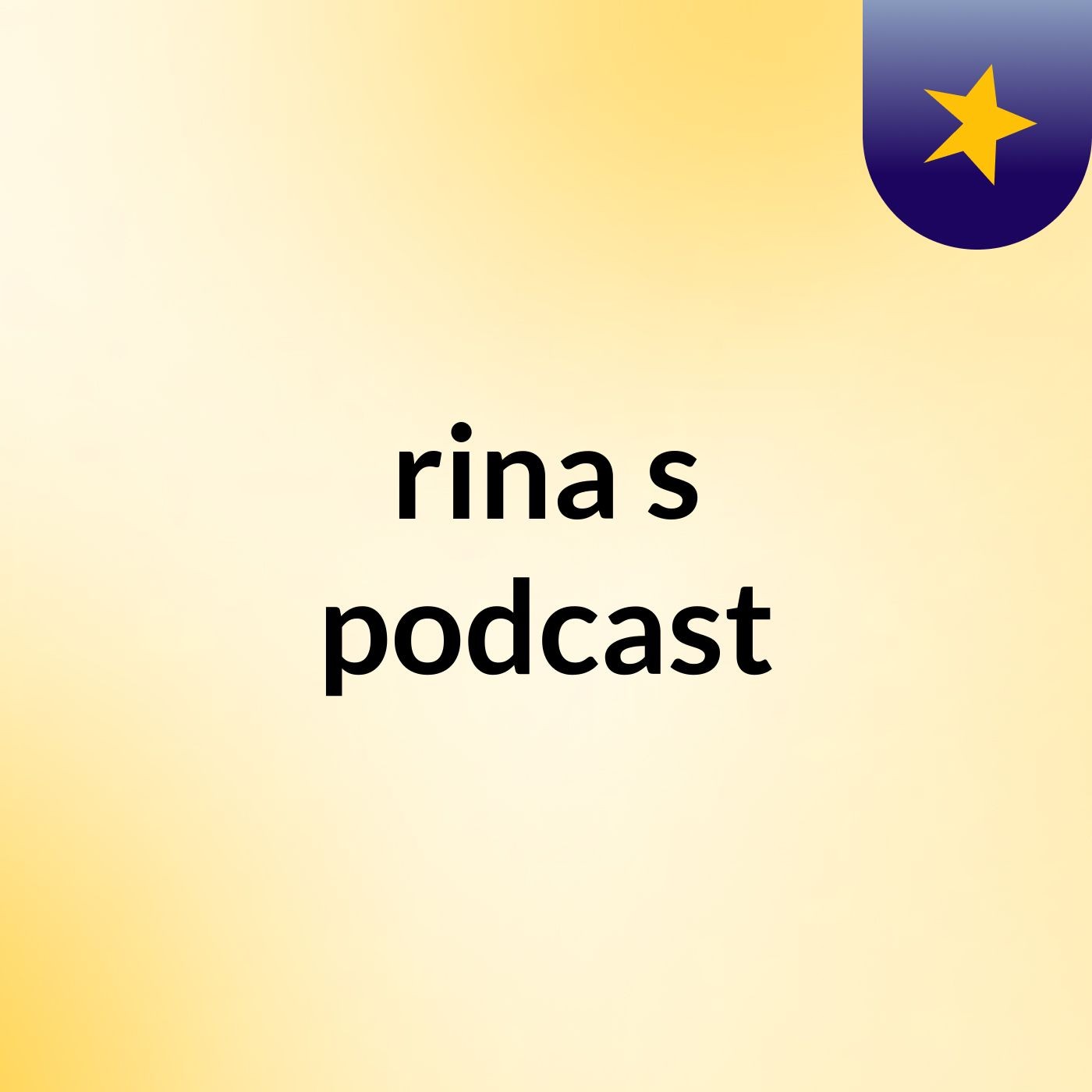 rina's podcast cover art