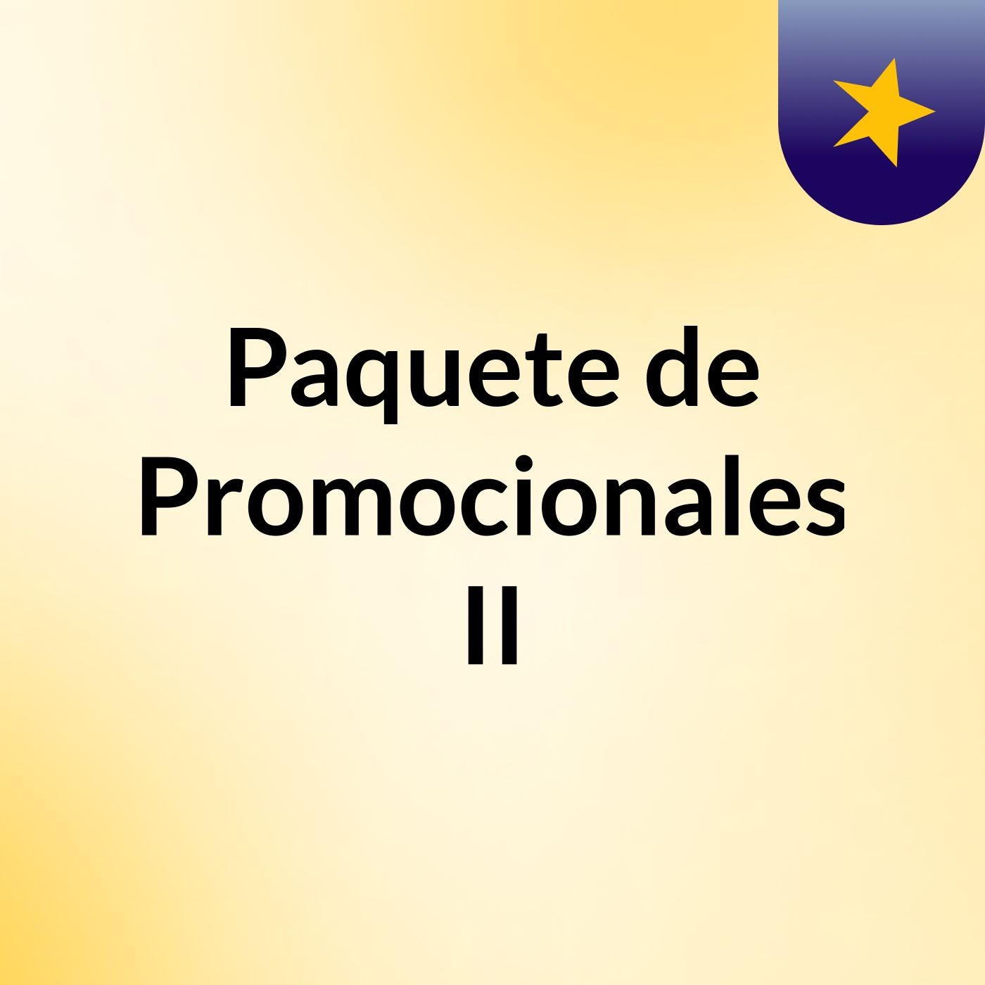 Paquete de Promocionales II
