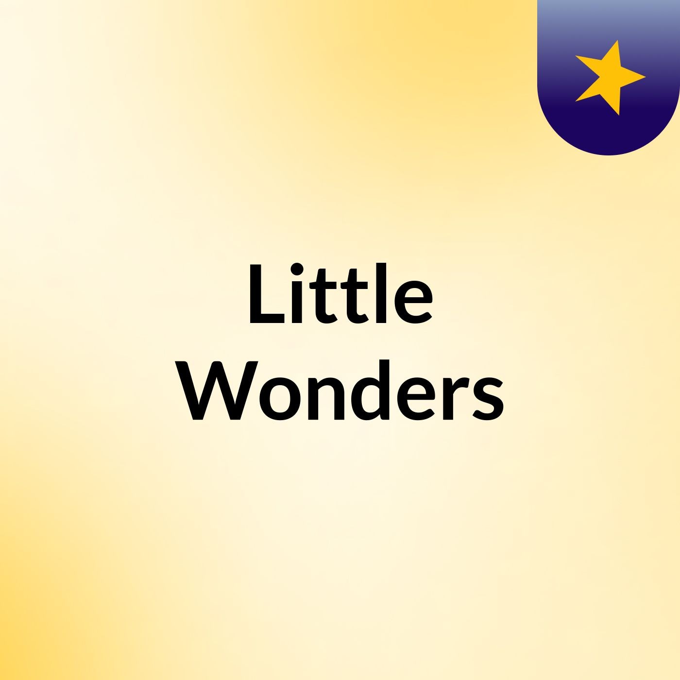Little Wonders podcast artwork