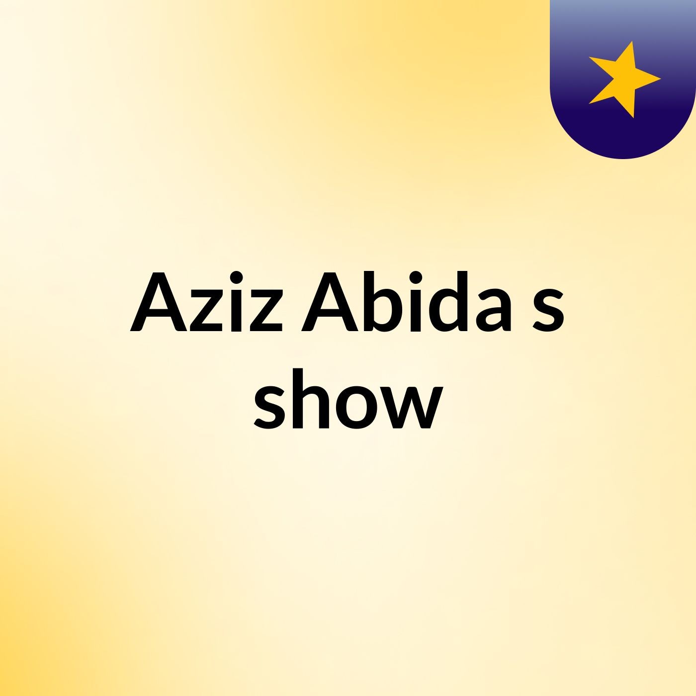 Aziz Abida's show