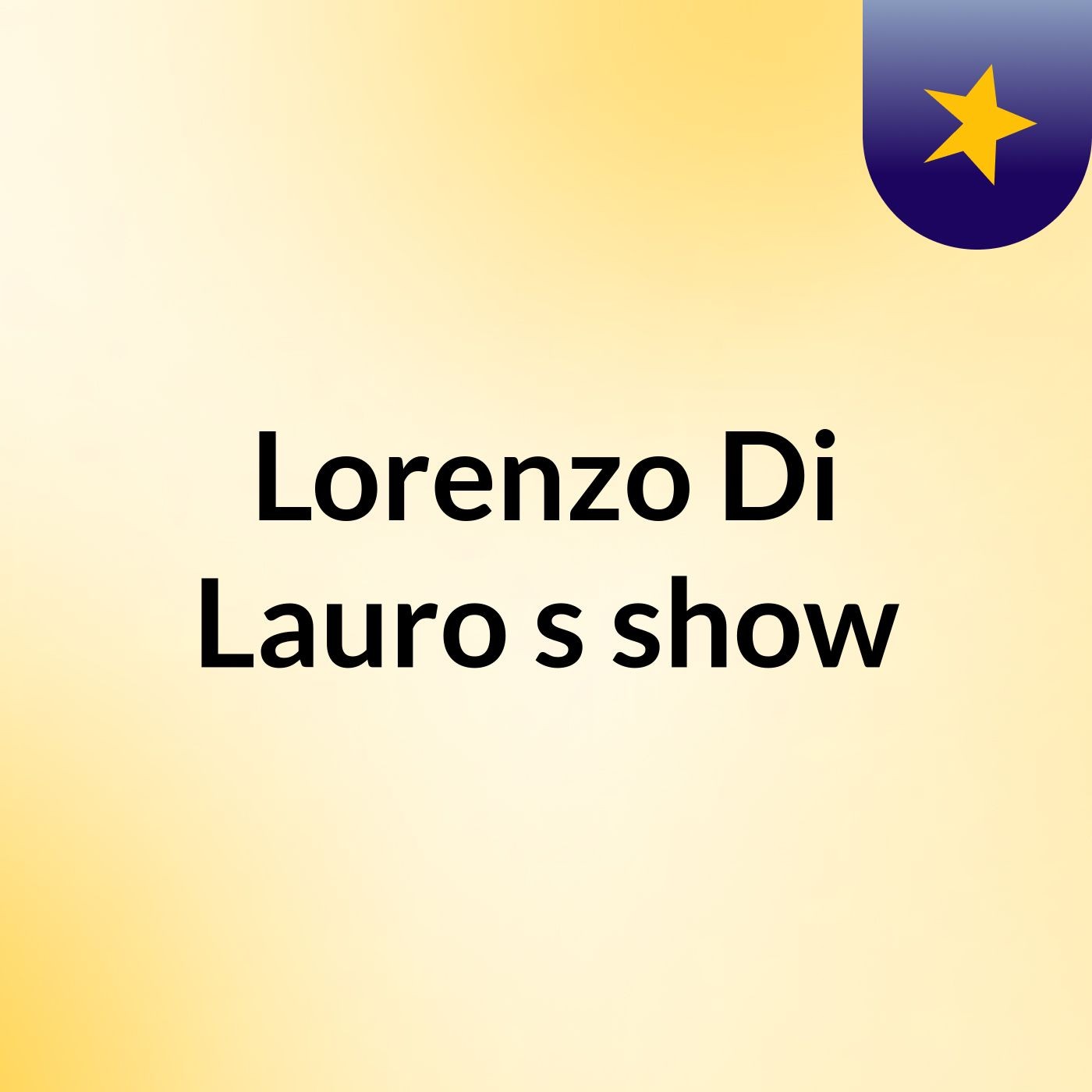 Lorenzo Di Lauro's show