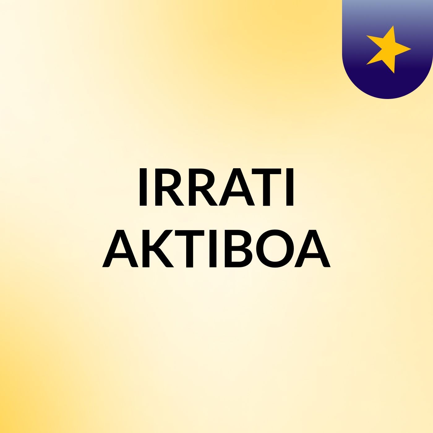 IRRATI AKTIBOA