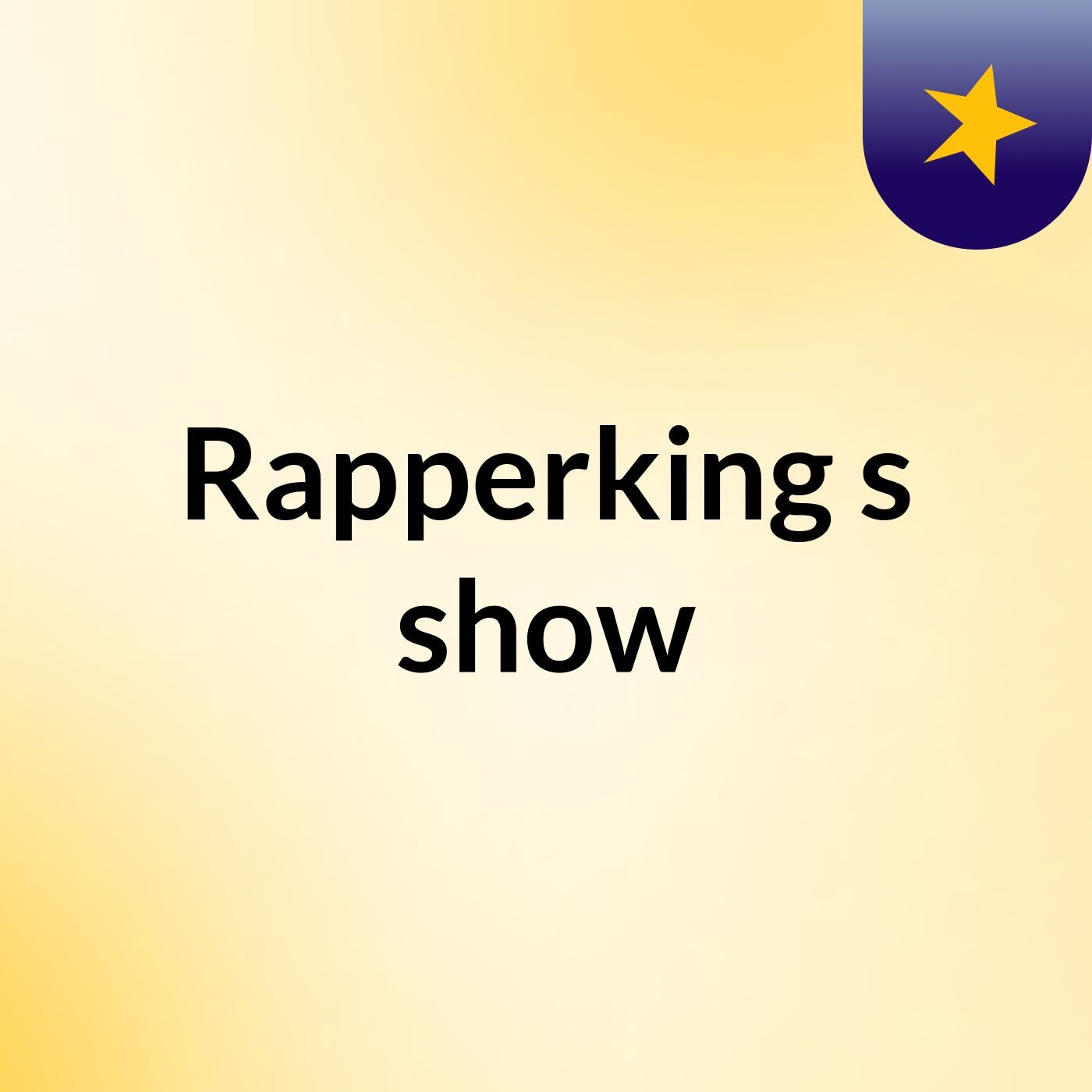 Rapperking's show cover art