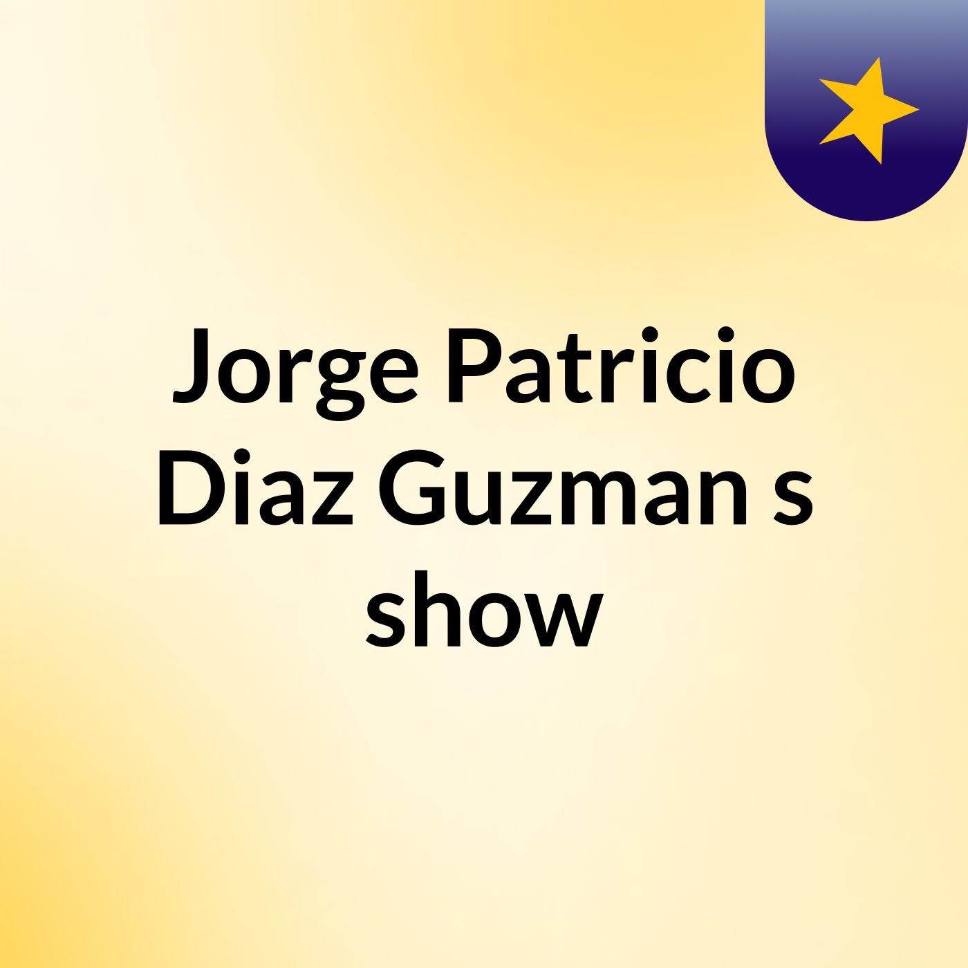 Jorge Patricio Diaz Guzman's show