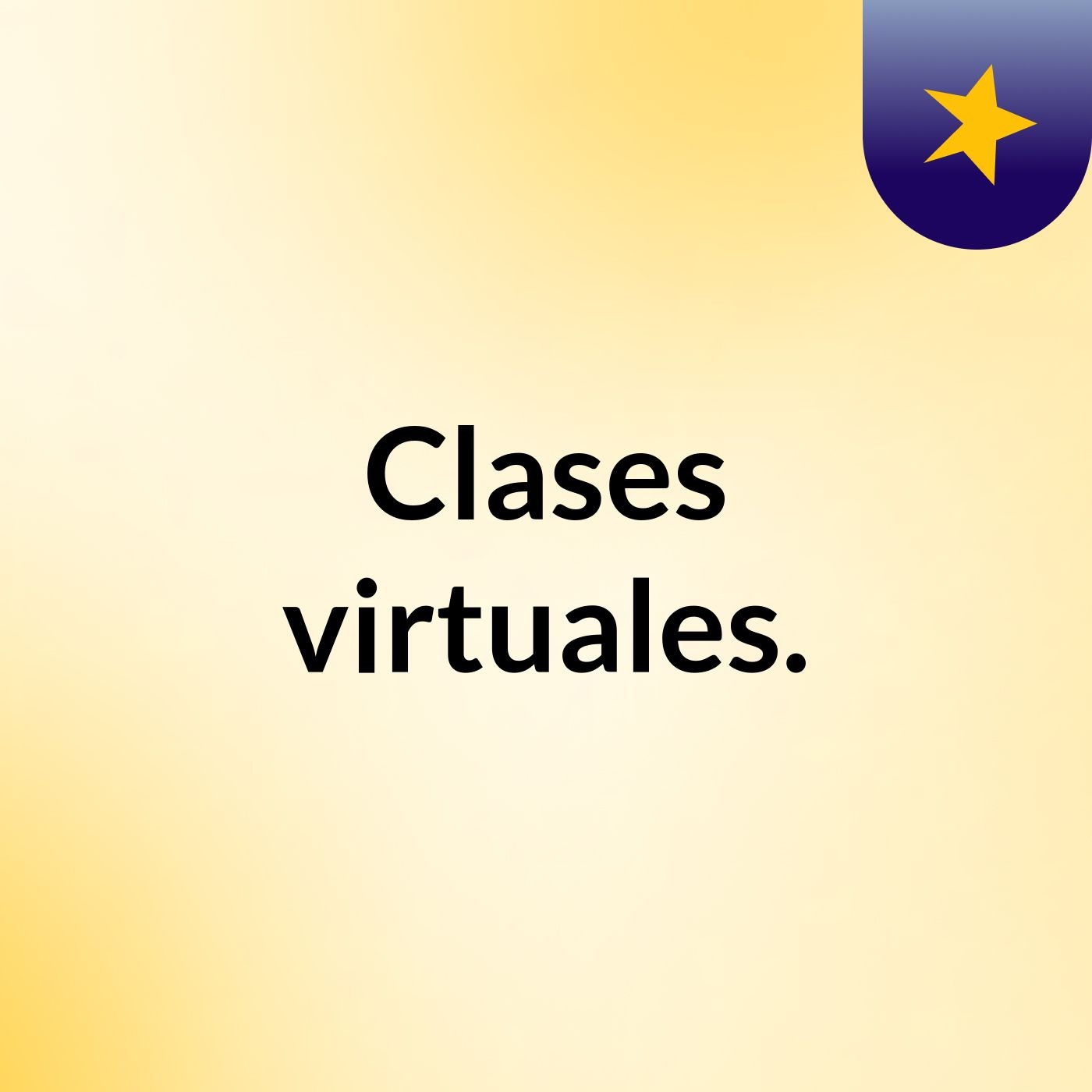 Clases virtuales.