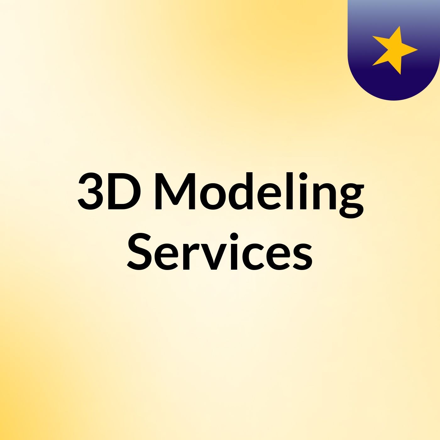 3D Product Modeling Services