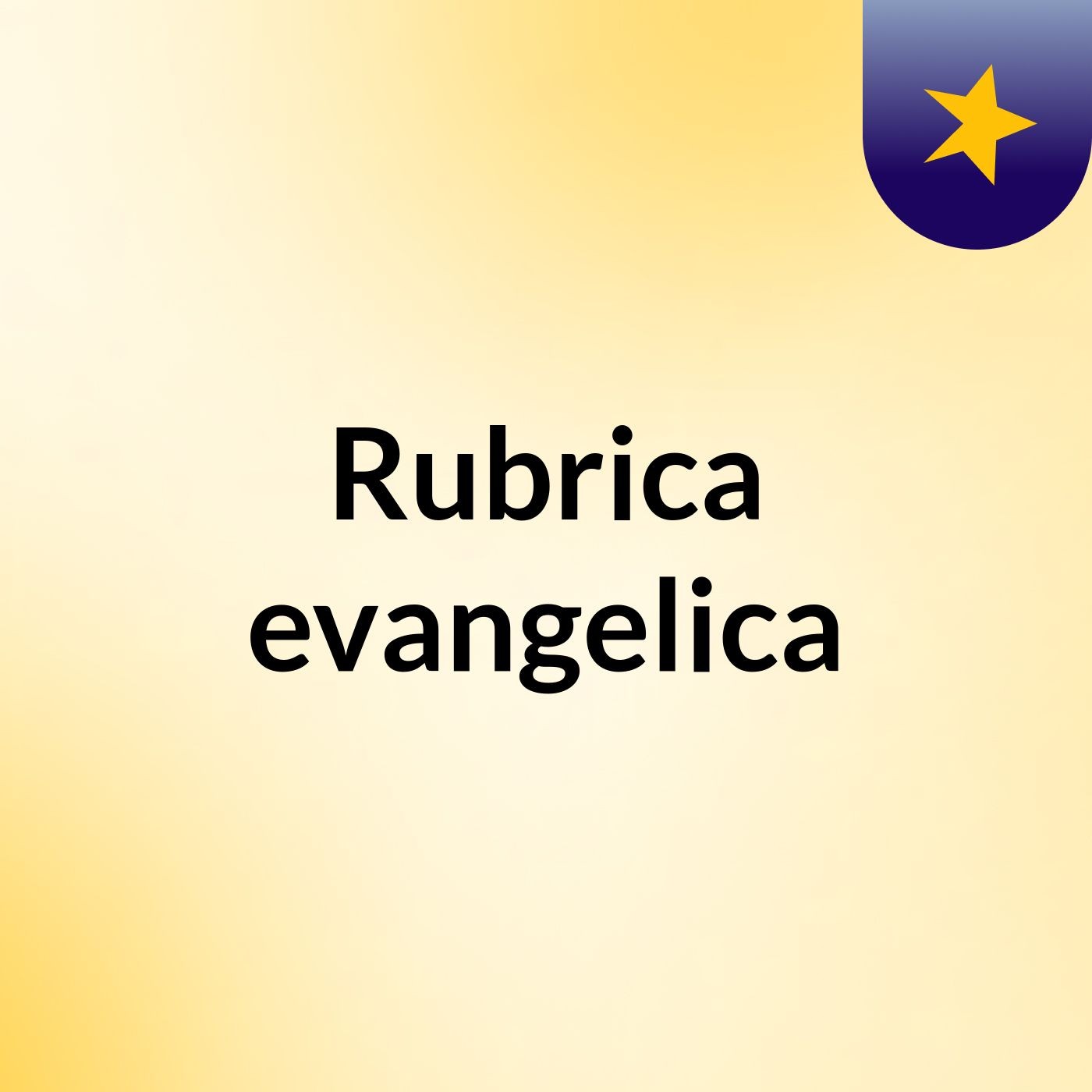 Rubrica evangelica