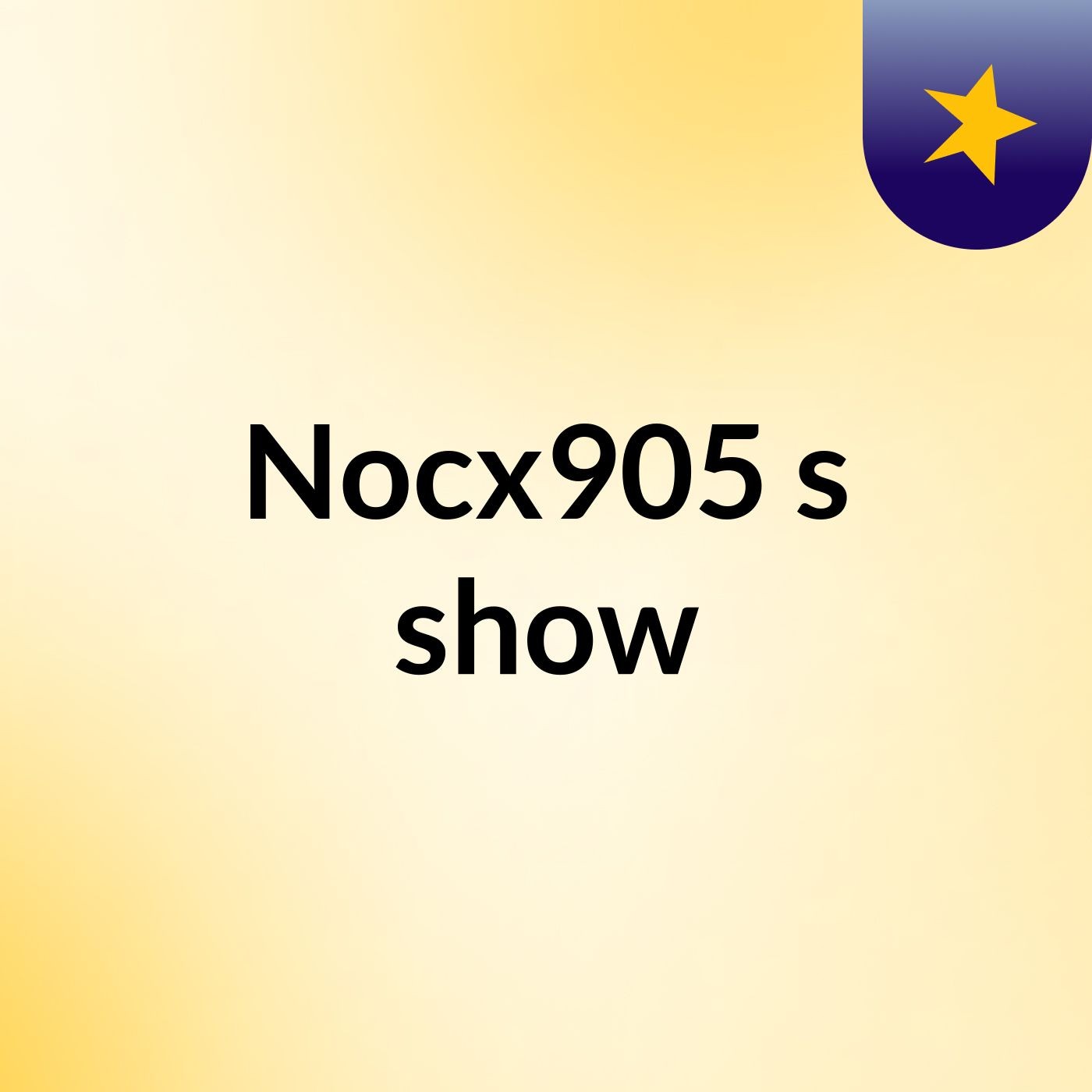 Nocx905's show podcast artwork