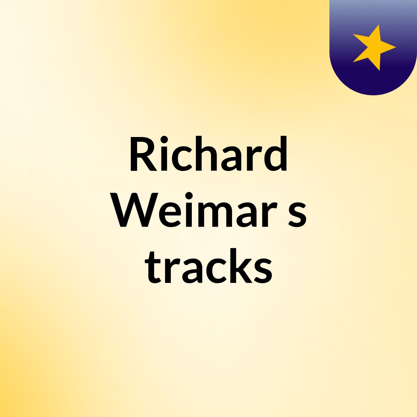 Richard Weimar's tracks